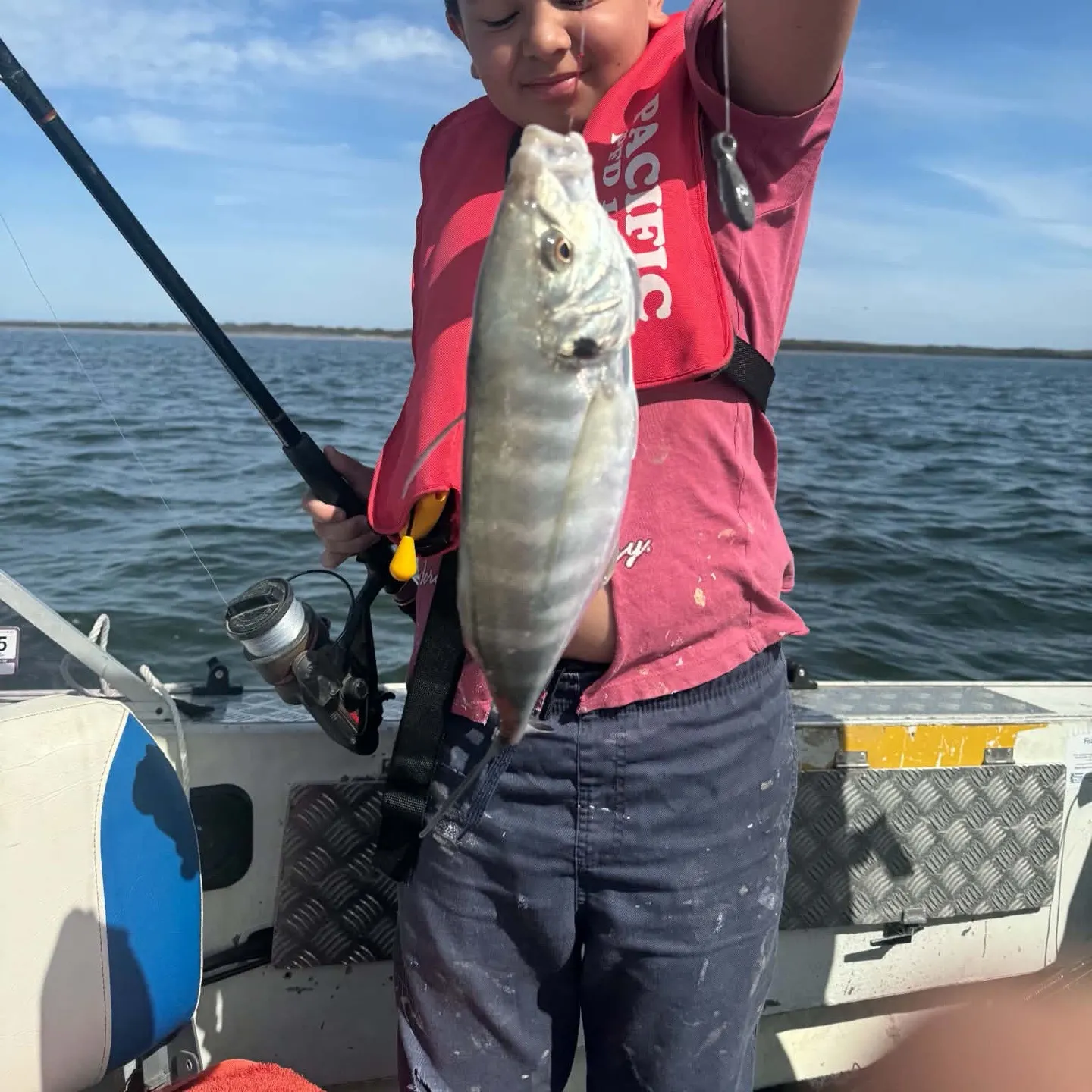 White trevally caught on Fishbrain