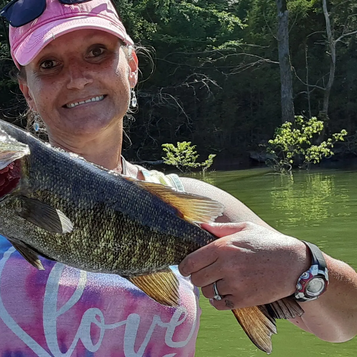 Smallmouth bass caught on Fishbrain