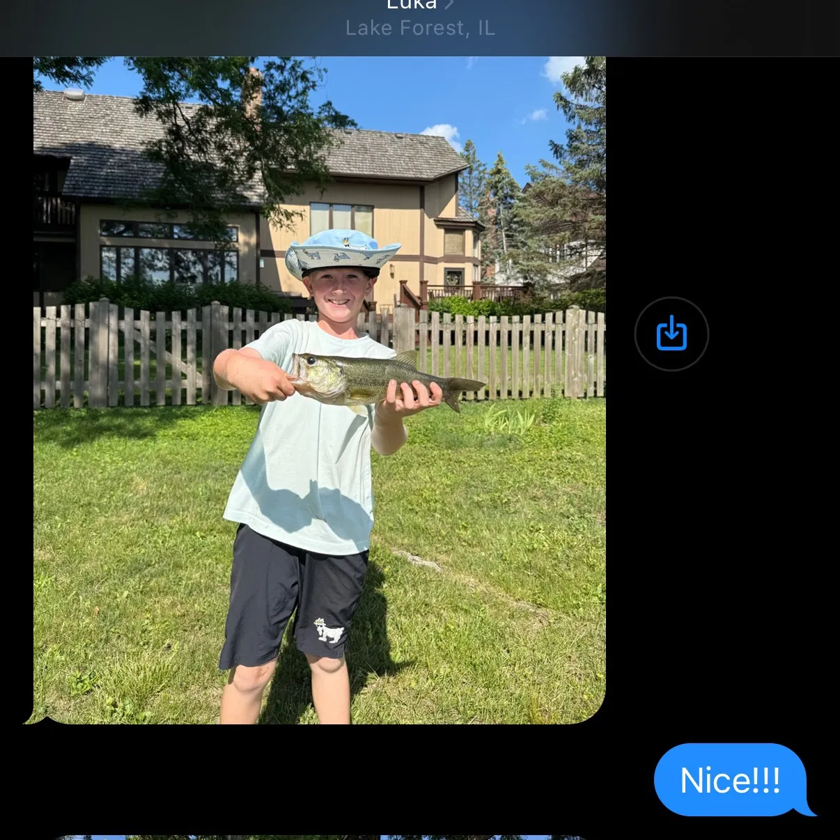 recently logged catches