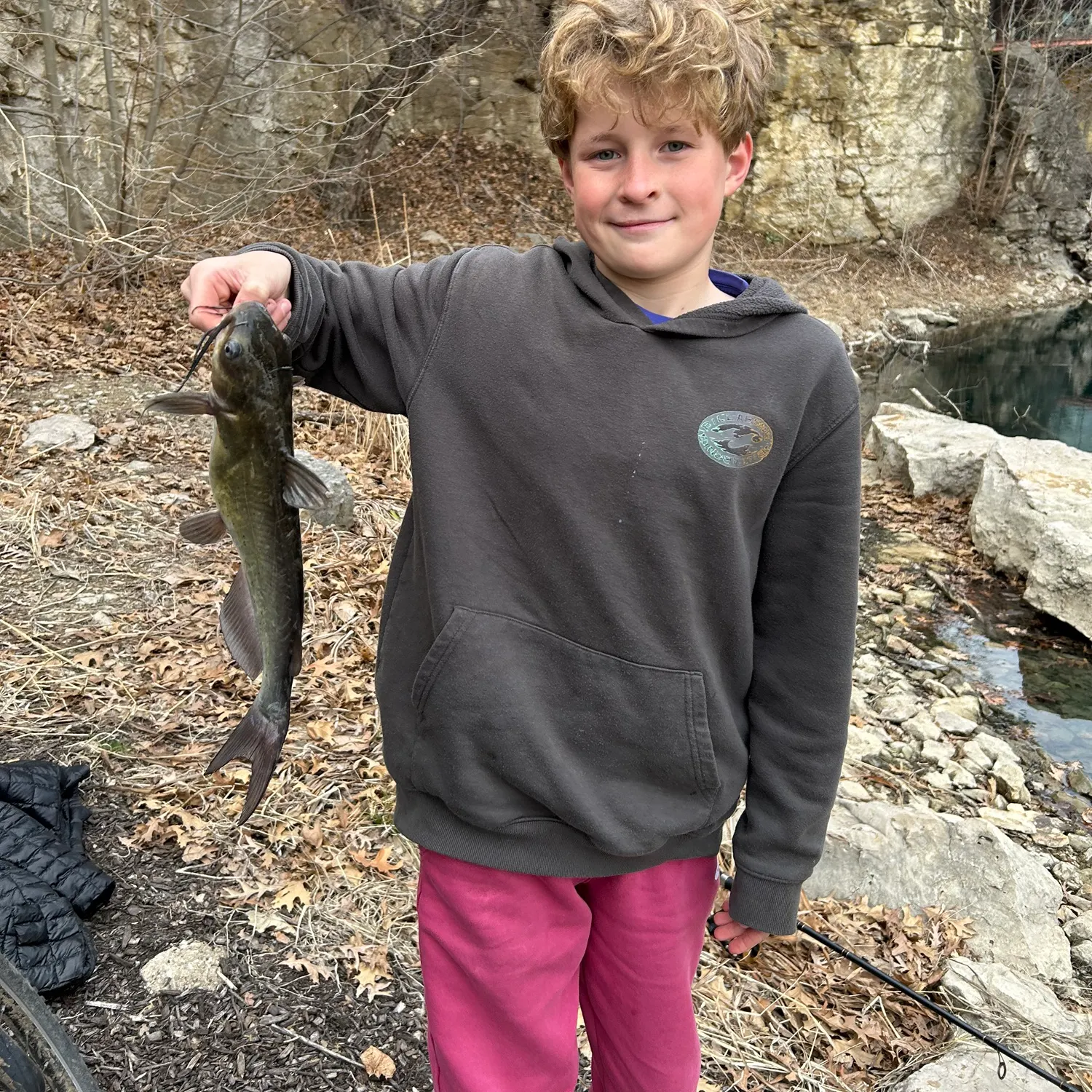 Channel catfish caught on Fishbrain