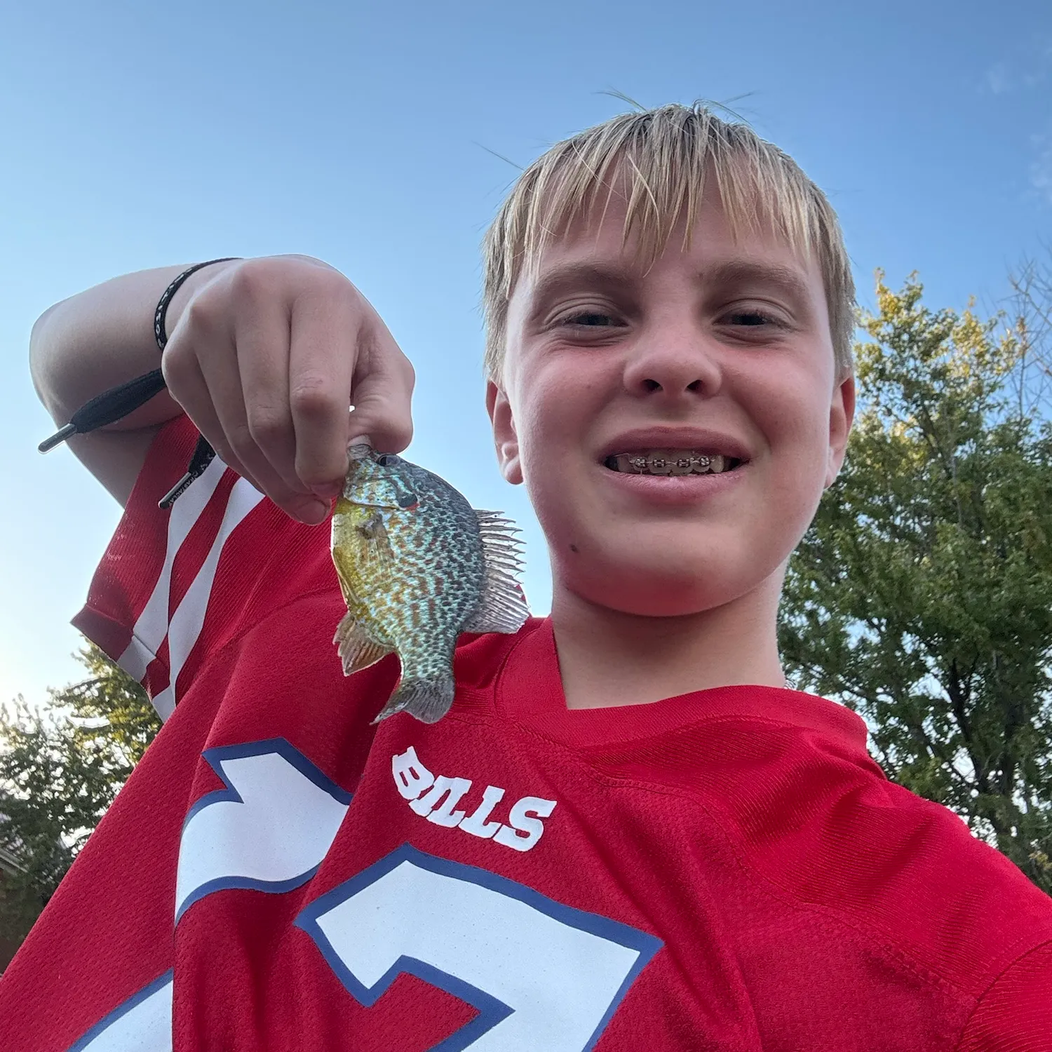 Pumpkinseed caught on Fishbrain