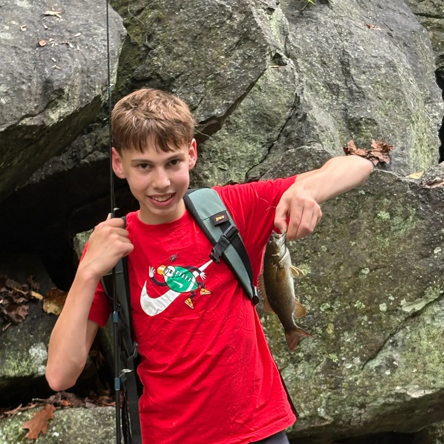 Smallmouth bass caught on Fishbrain