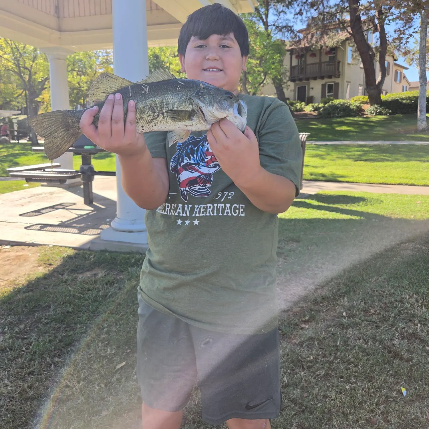 Spotted bass caught on Fishbrain