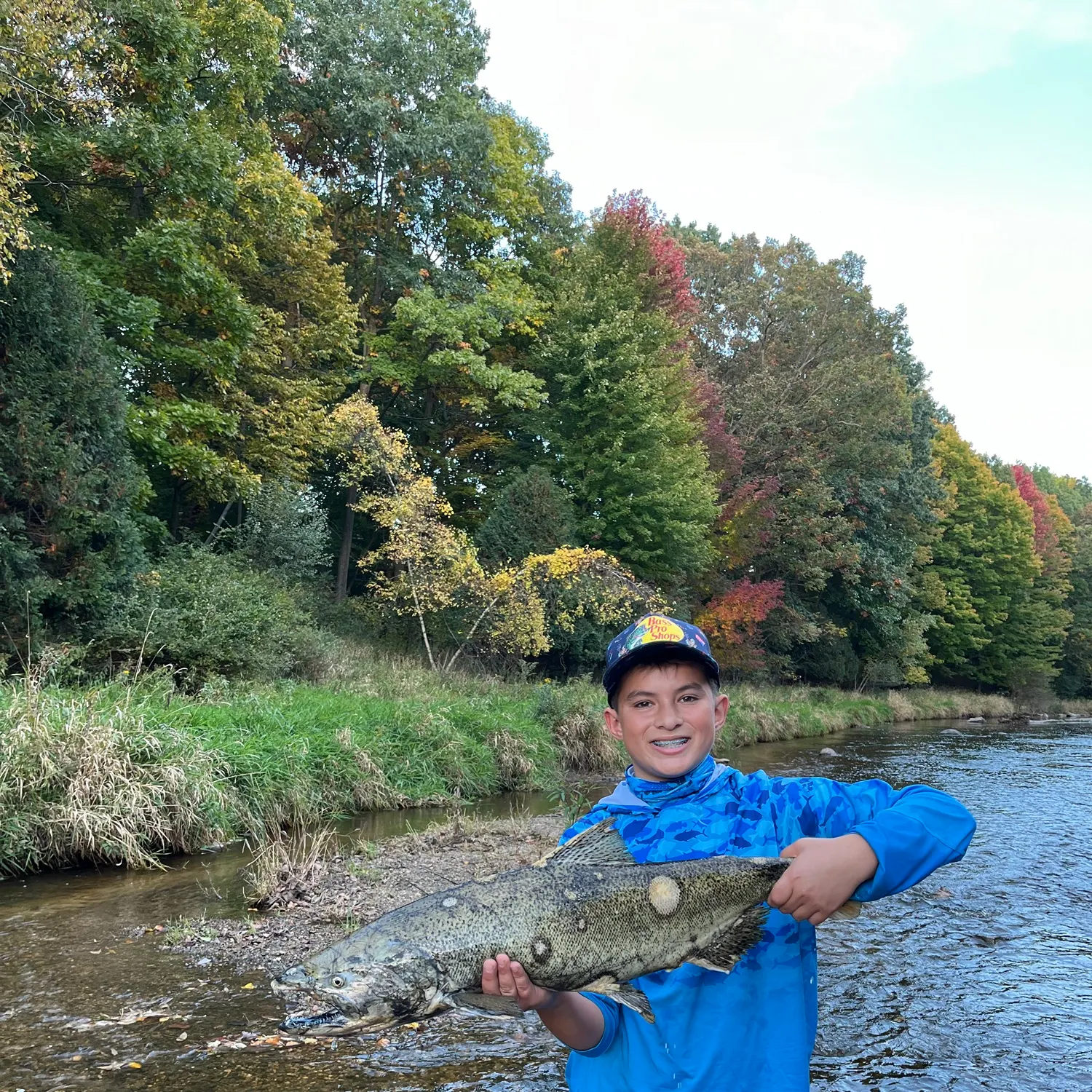 Chinook salmon caught on Fishbrain
