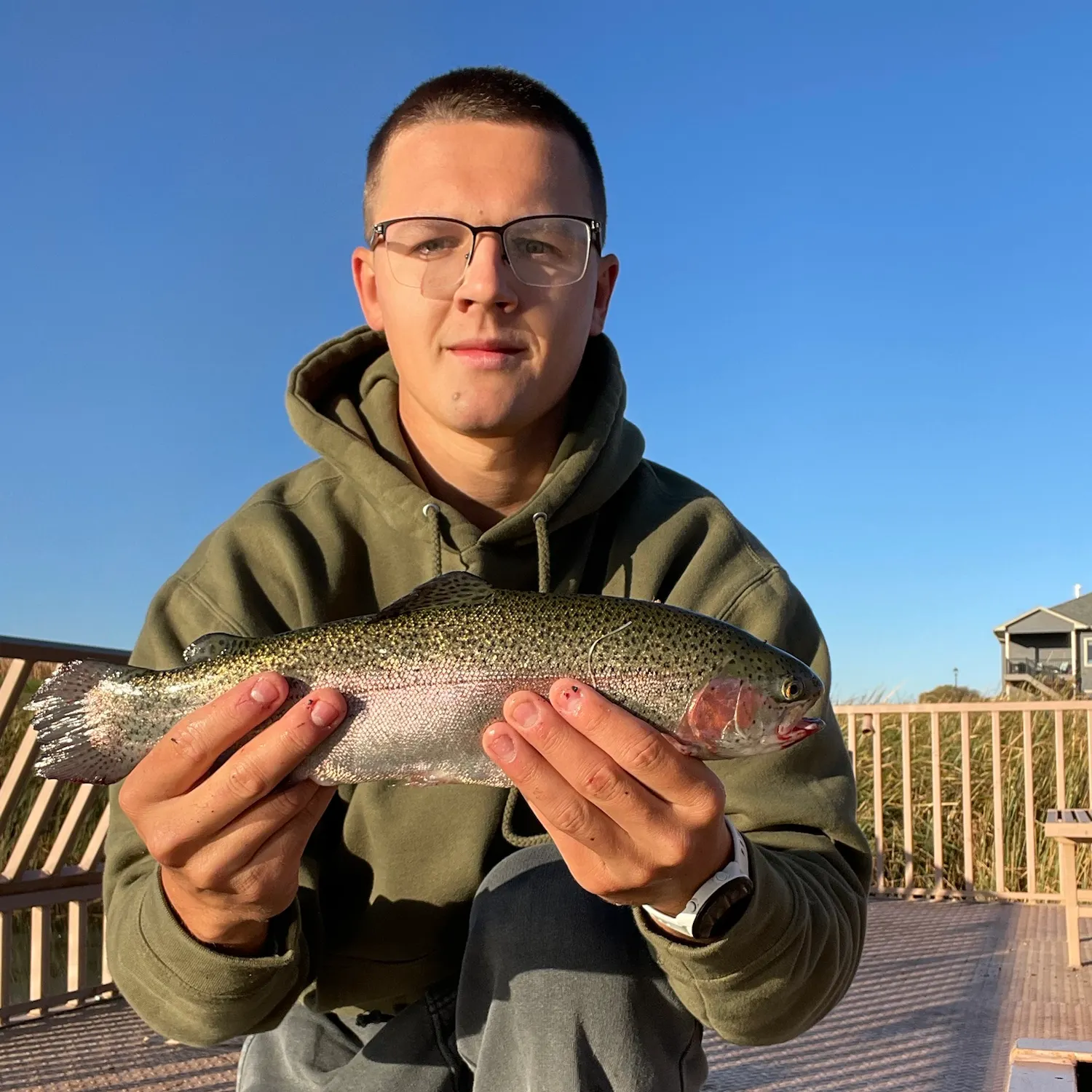 Rainbow trout caught on Fishbrain