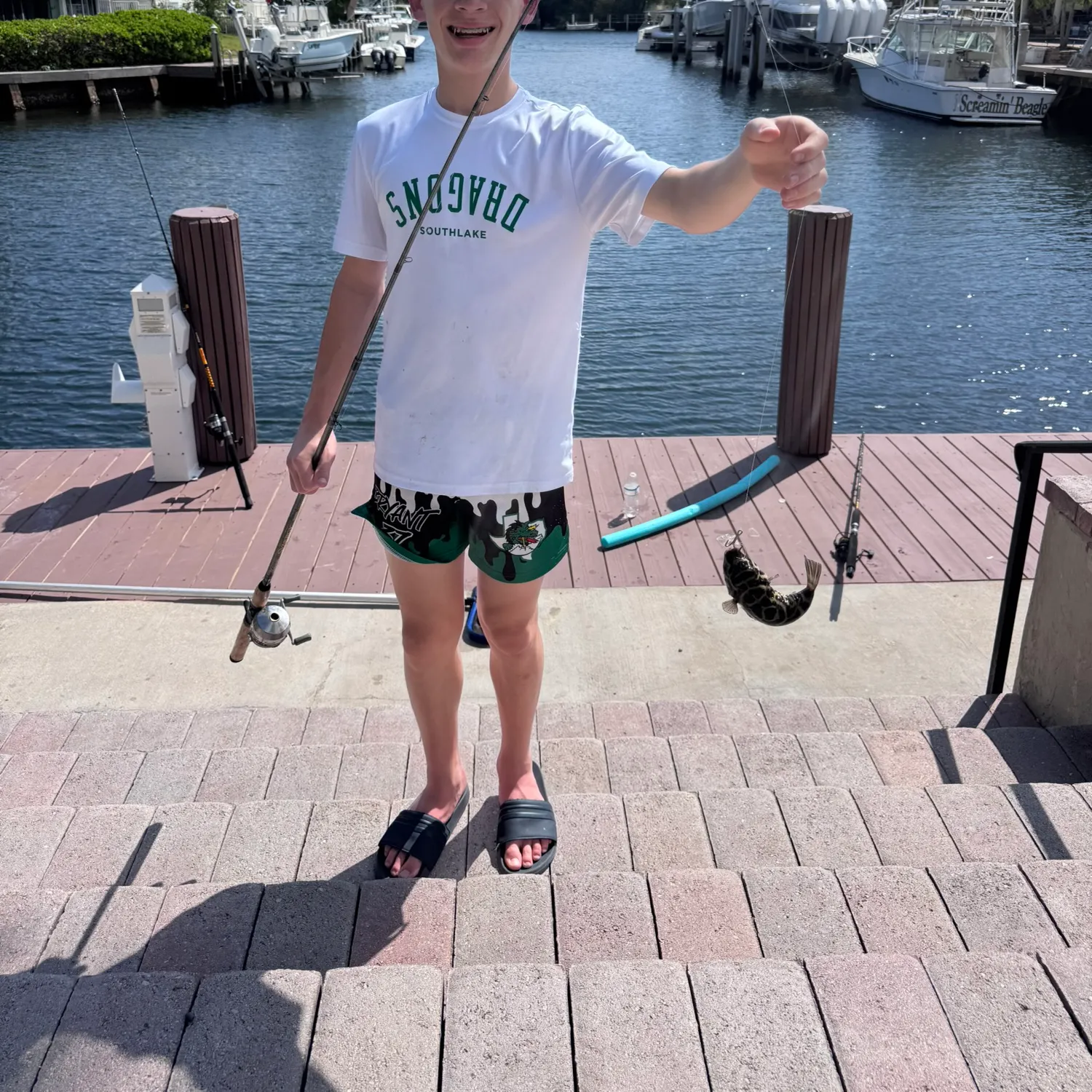 The most recent Panther puffer catches on Fishbrain