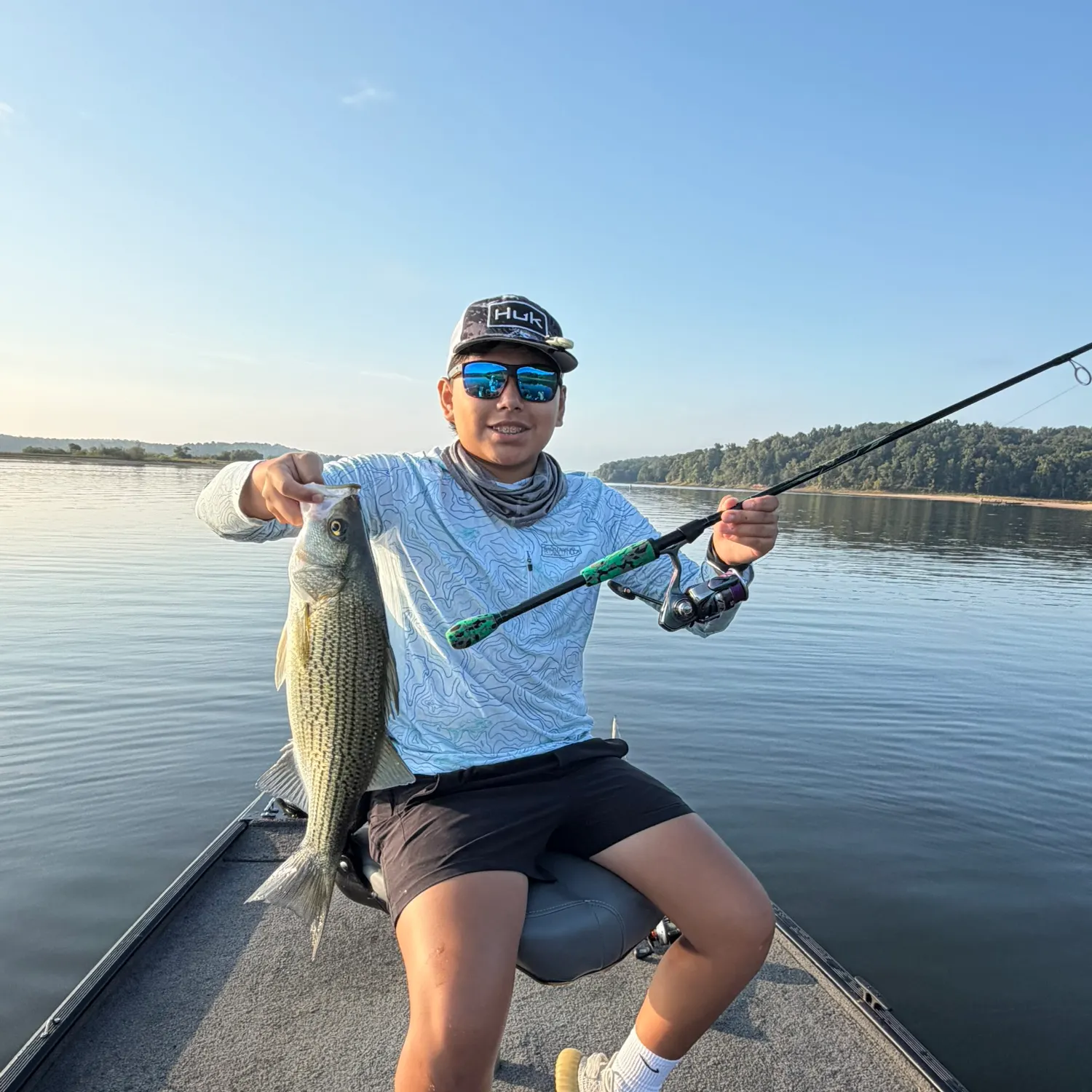 Striped bass caught on Fishbrain