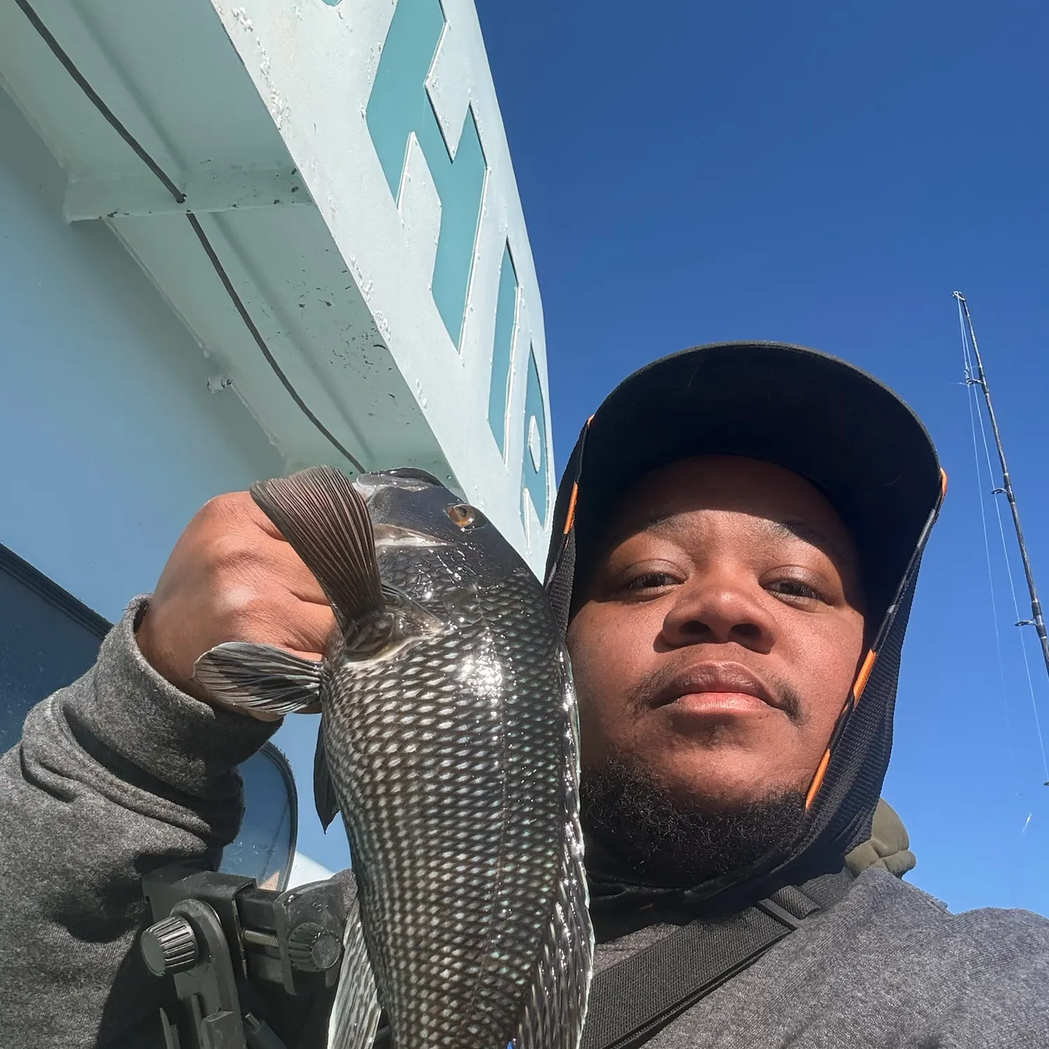 Black sea bass caught on Fishbrain