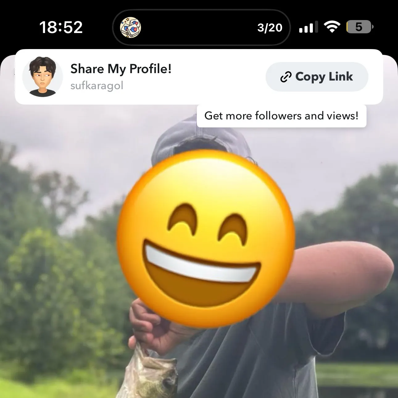 recently logged catches