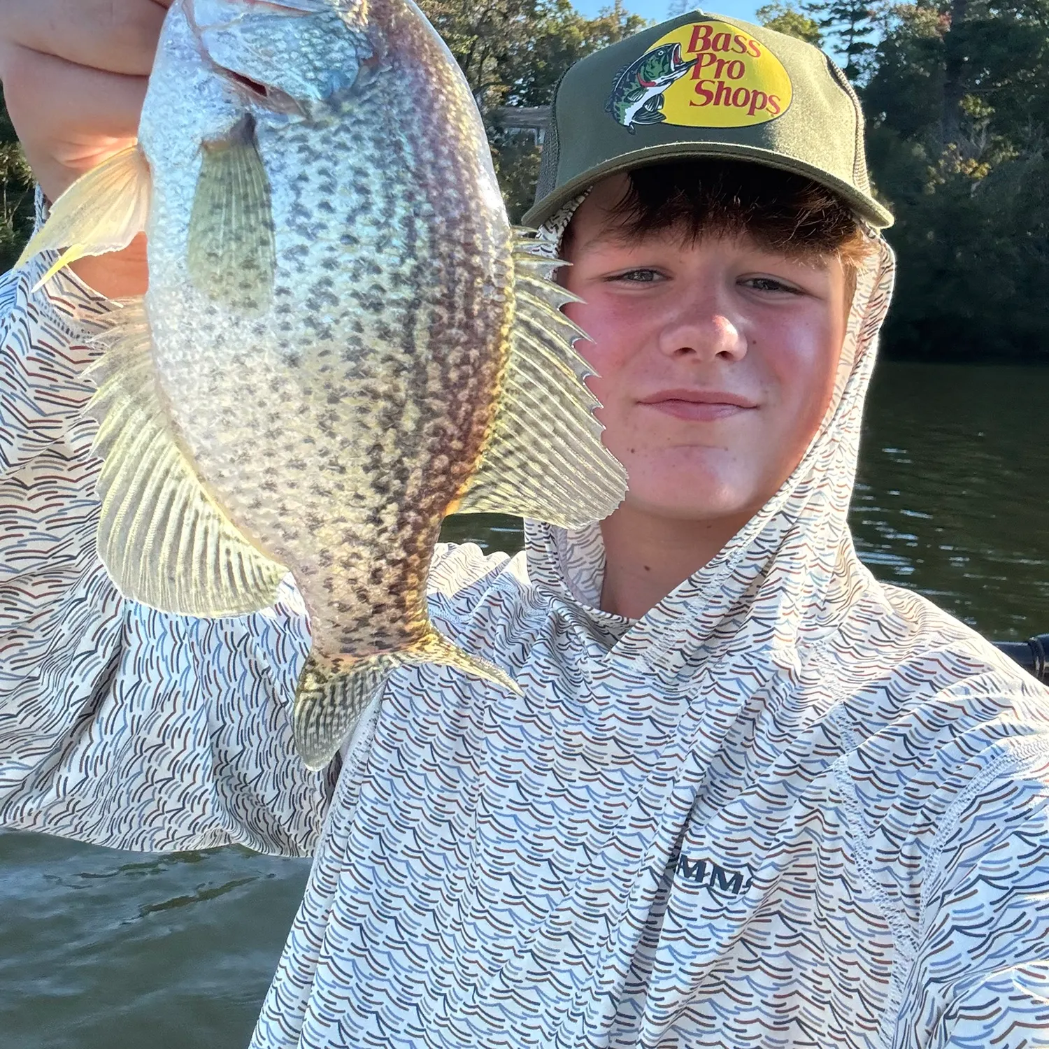 Black crappie caught on Fishbrain