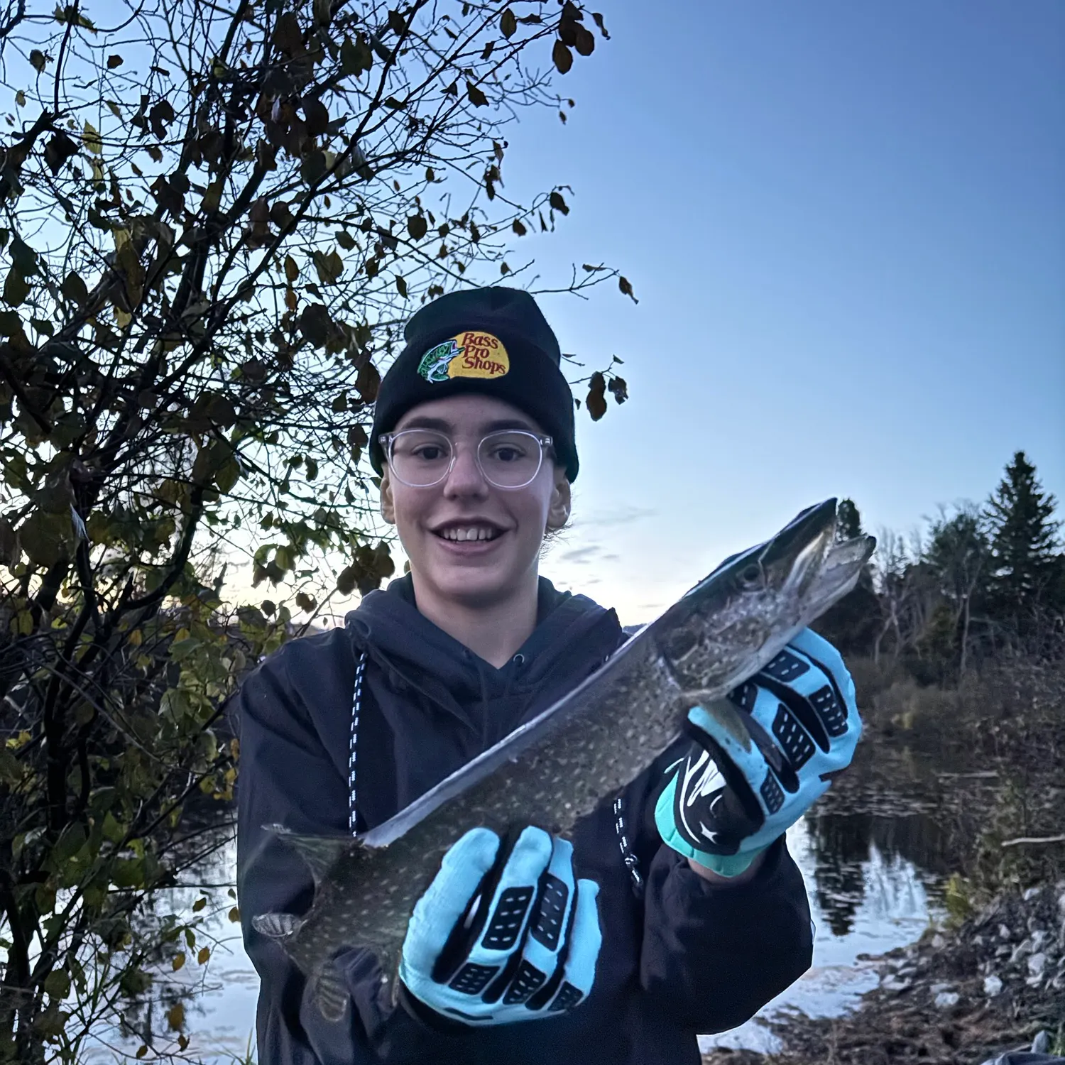 Northern pike caught on Fishbrain