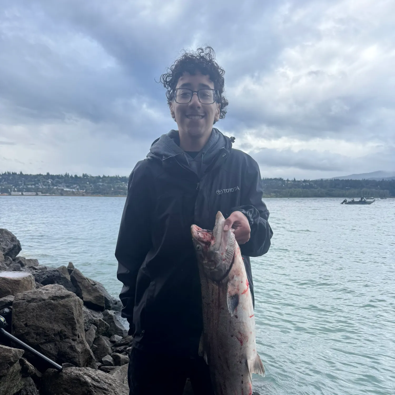 Chinook salmon caught on Fishbrain