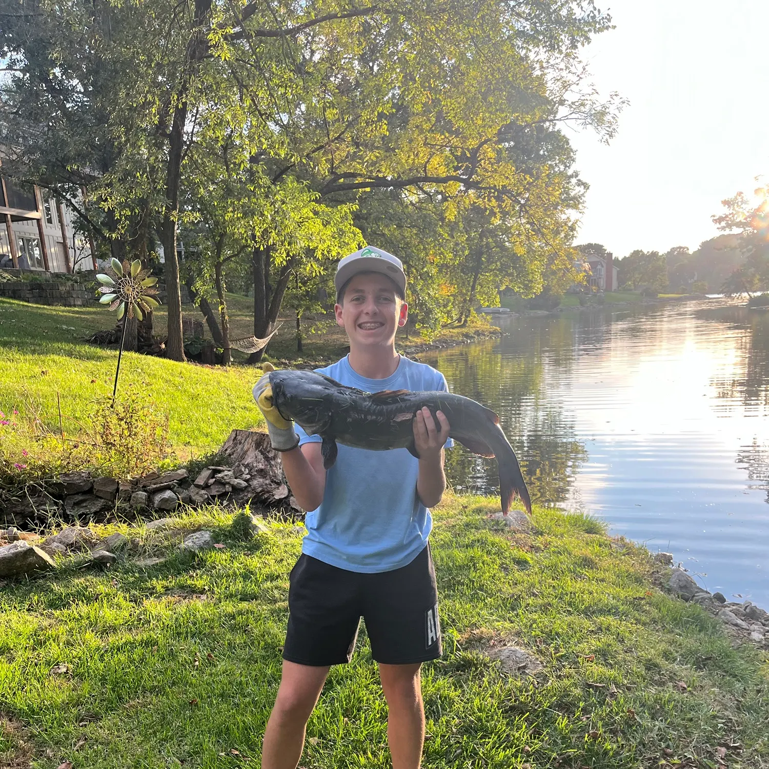 Channel catfish caught on Fishbrain