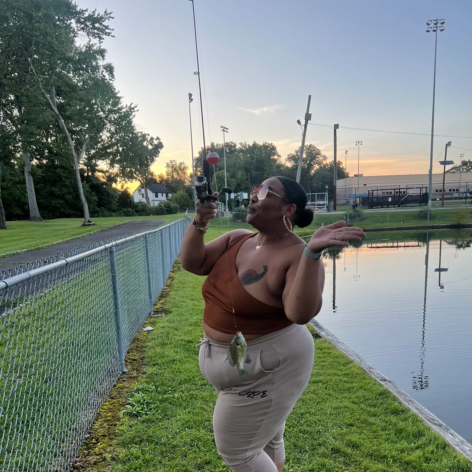 Bluegill caught on Fishbrain