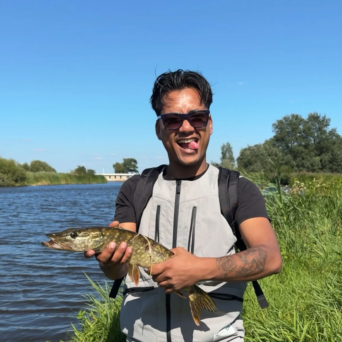 Northern pike caught on Fishbrain