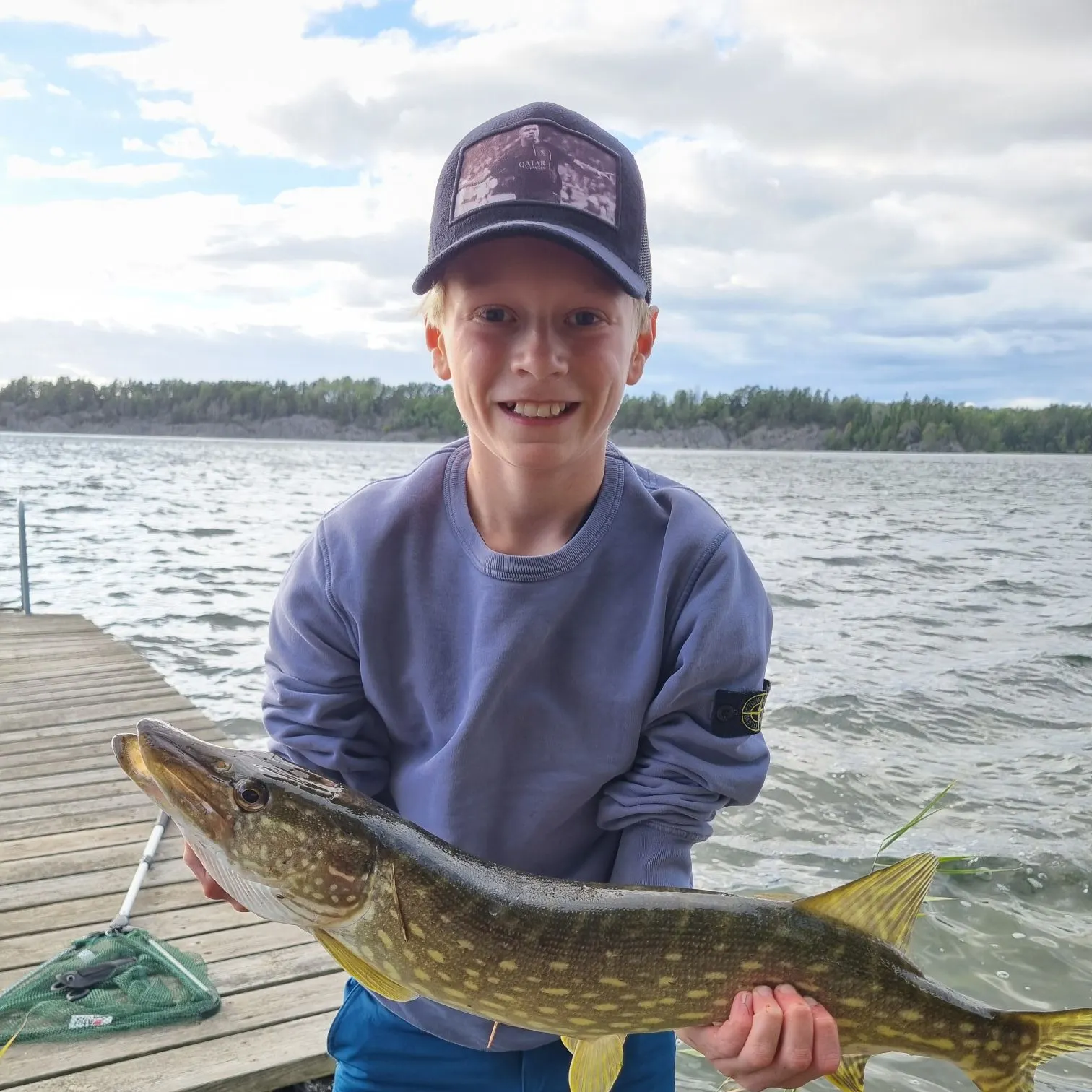 Northern pike caught on Fishbrain