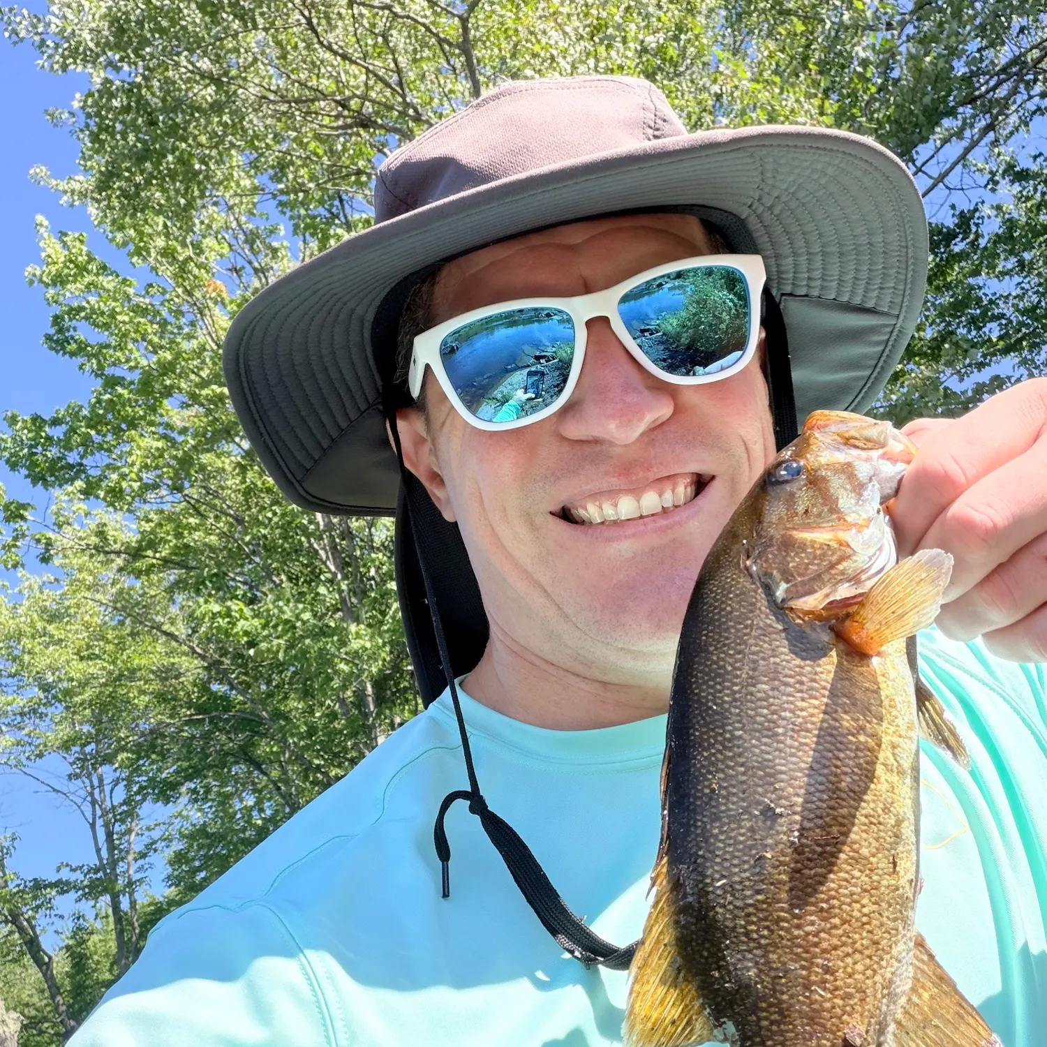 Smallmouth bass caught on Fishbrain