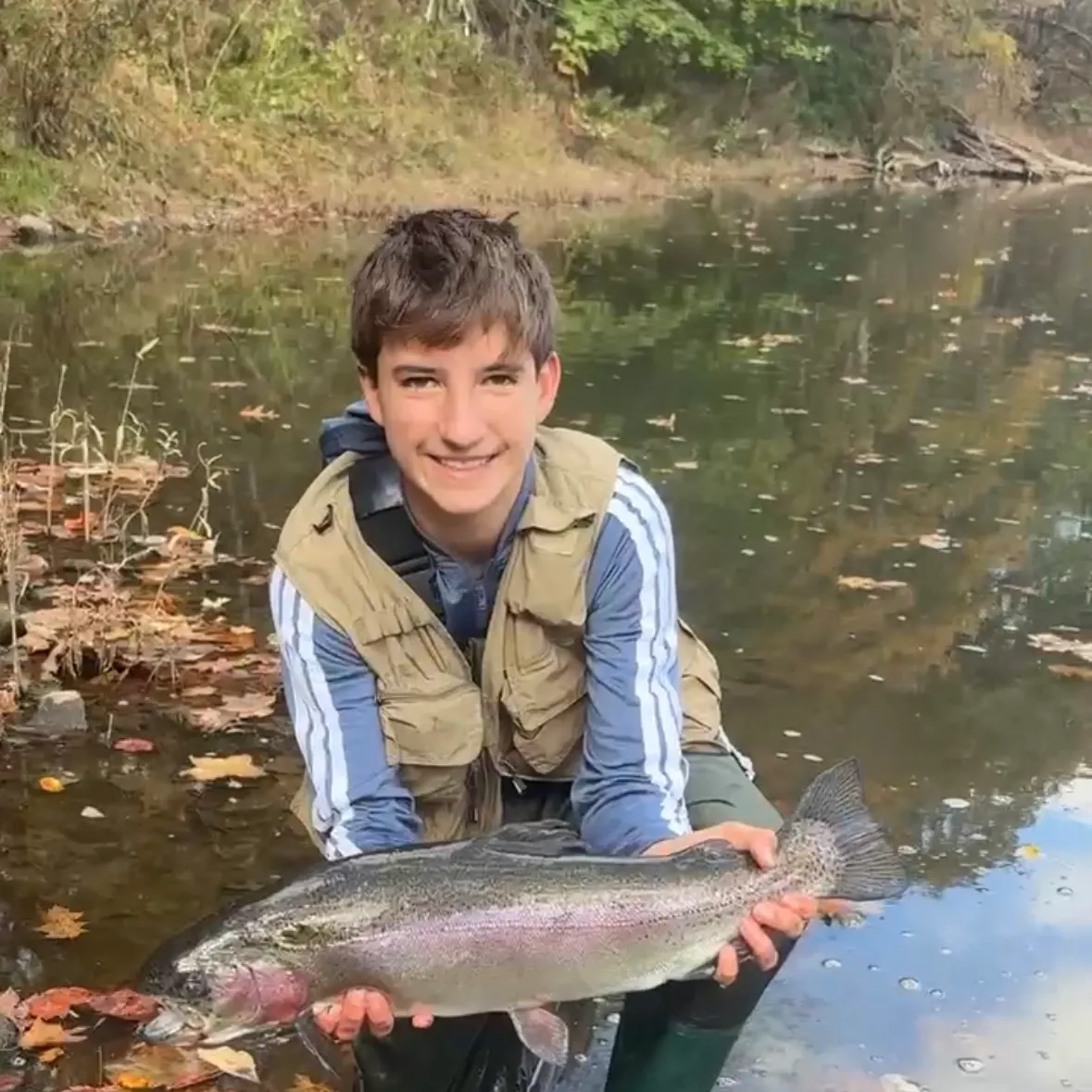 Rainbow trout caught on Fishbrain