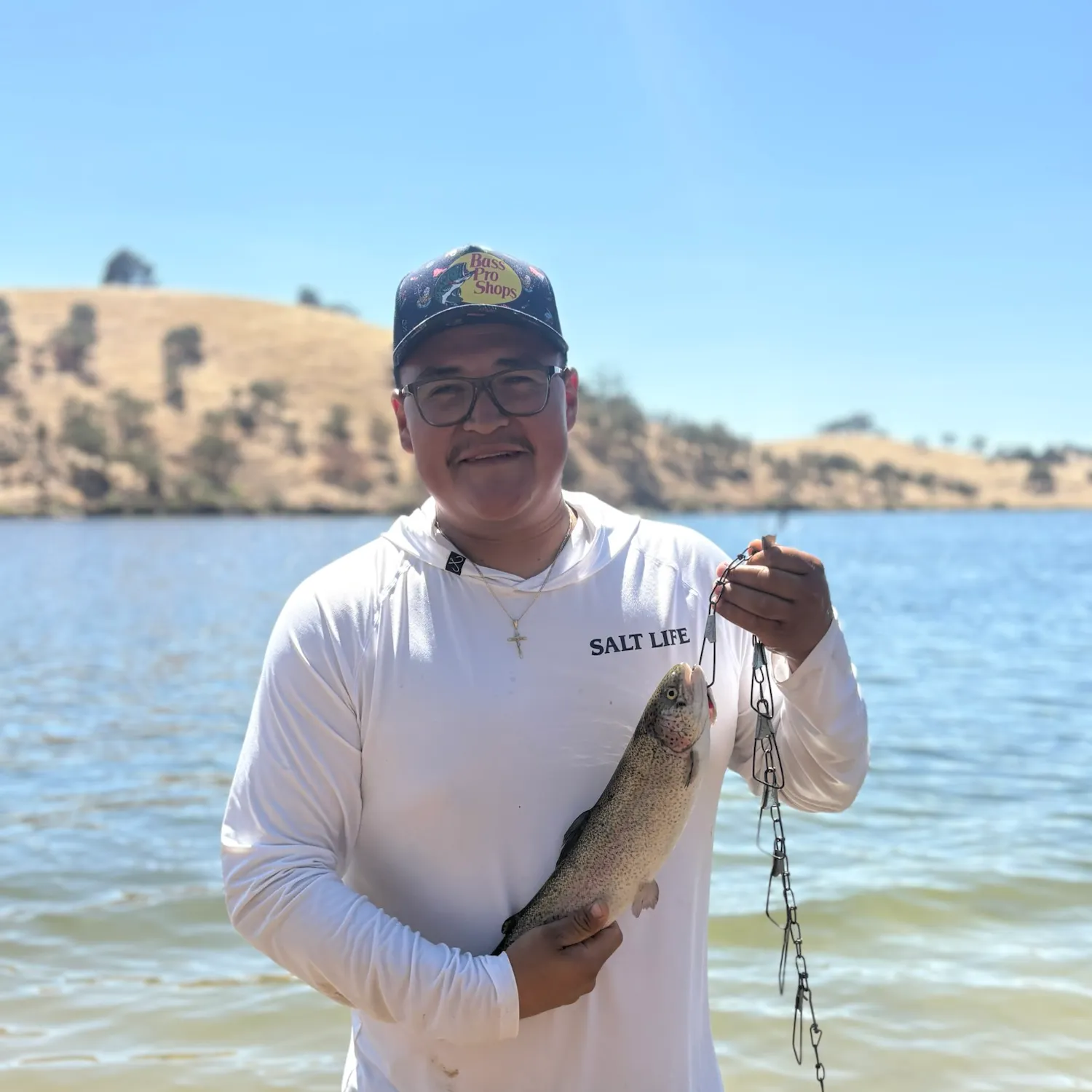 Rainbow trout caught on Fishbrain
