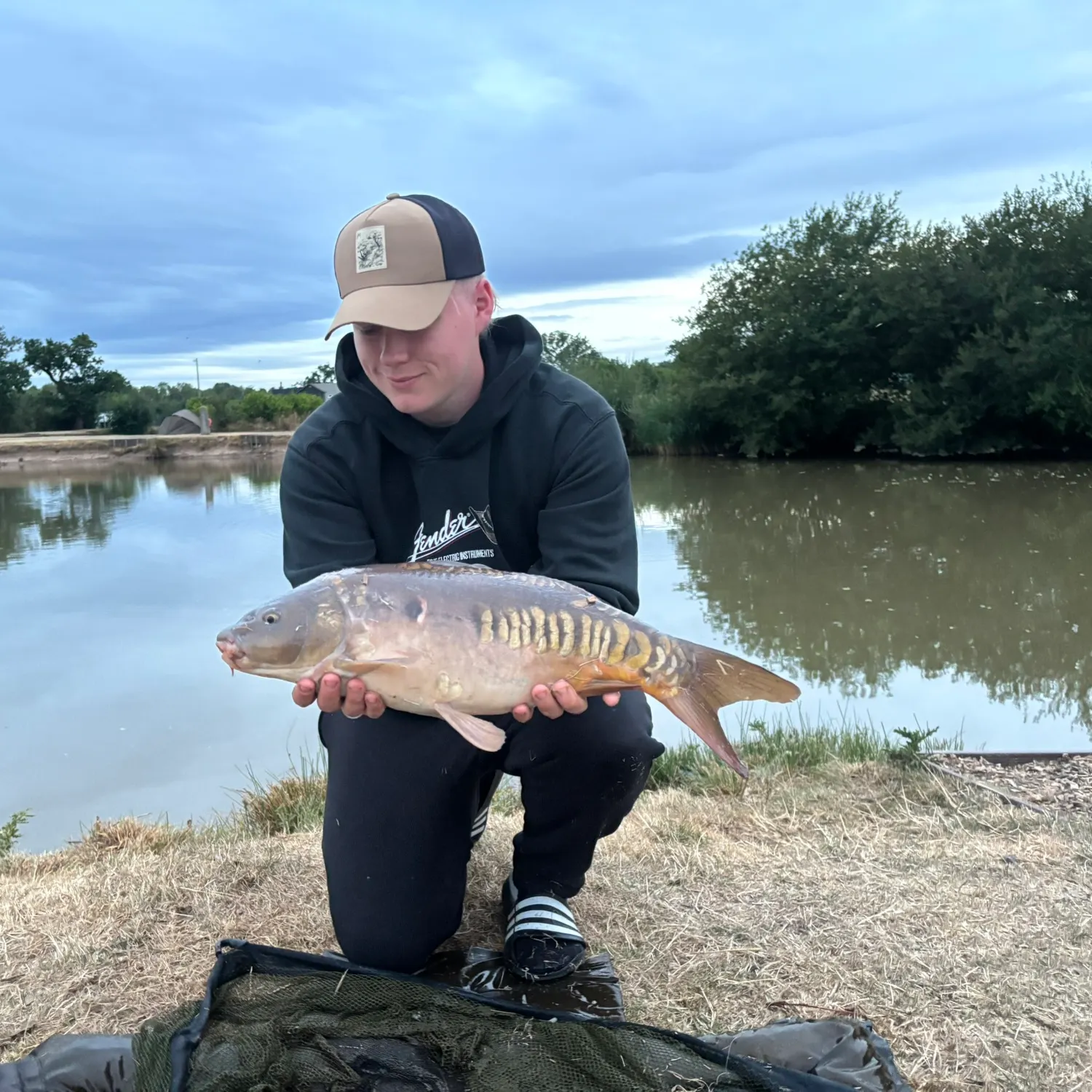 Mirror carp caught on Fishbrain