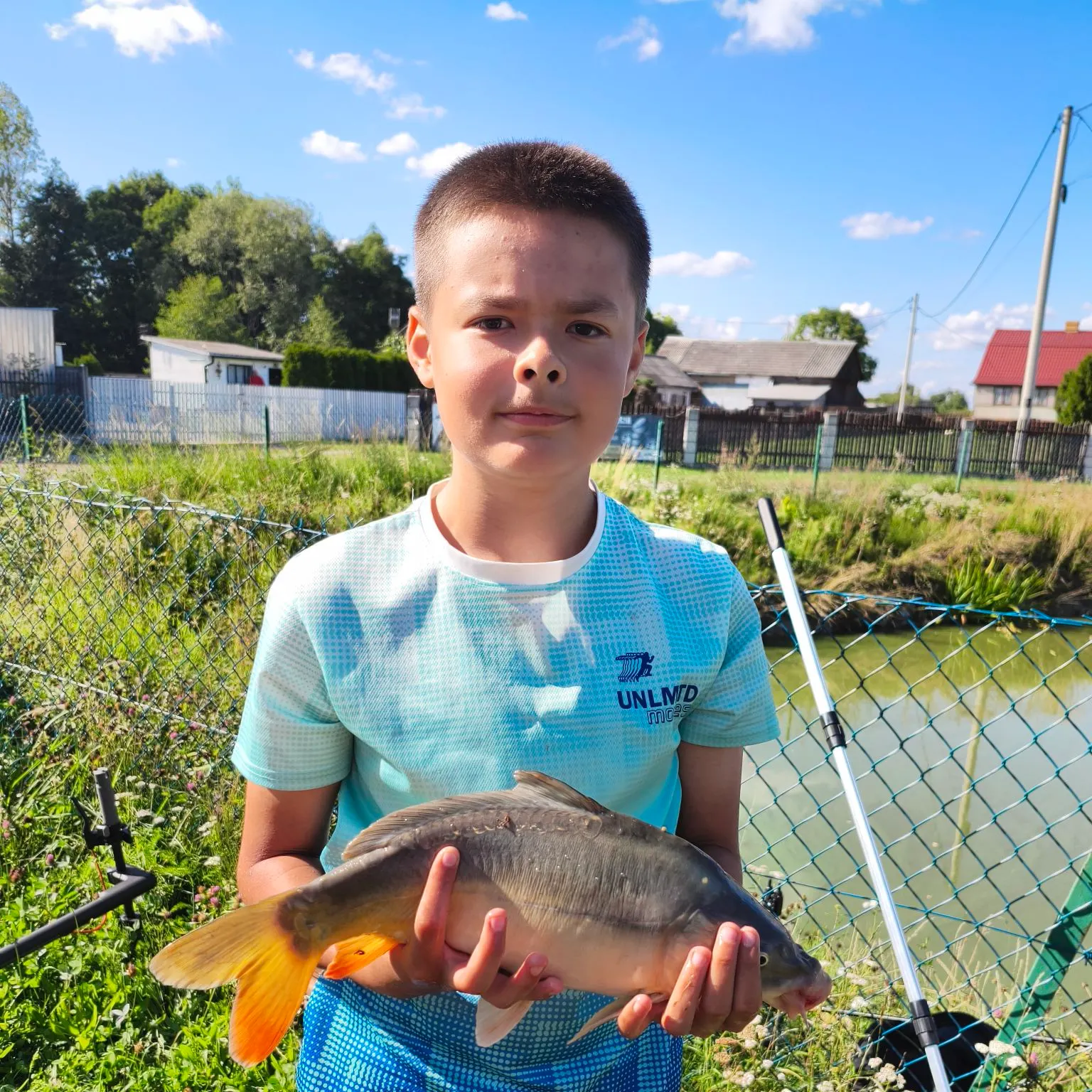 Leather carp caught on Fishbrain