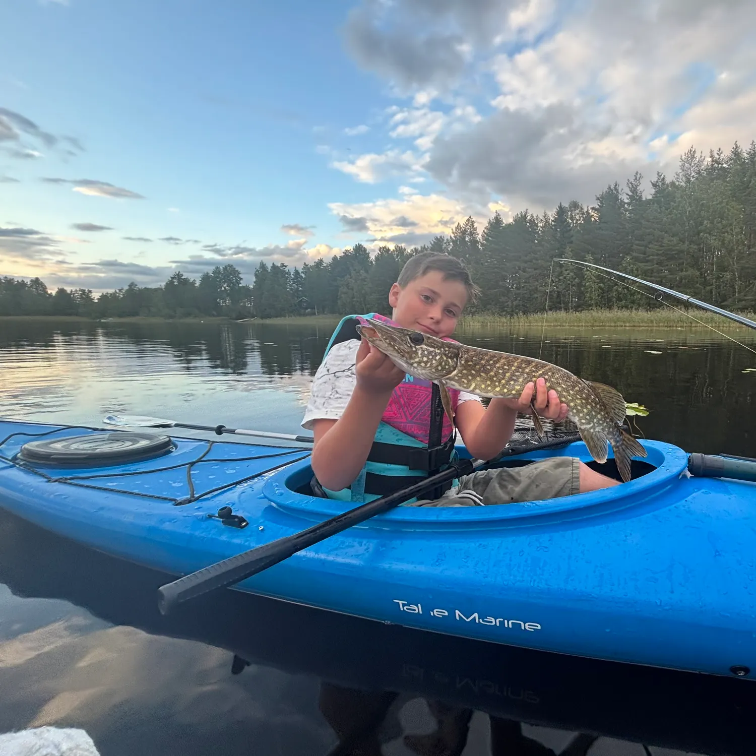 Northern pike caught on Fishbrain