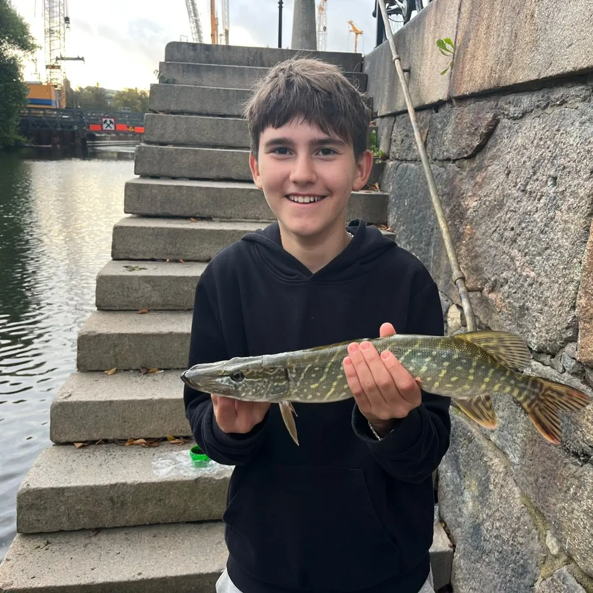 Northern pike caught on Fishbrain