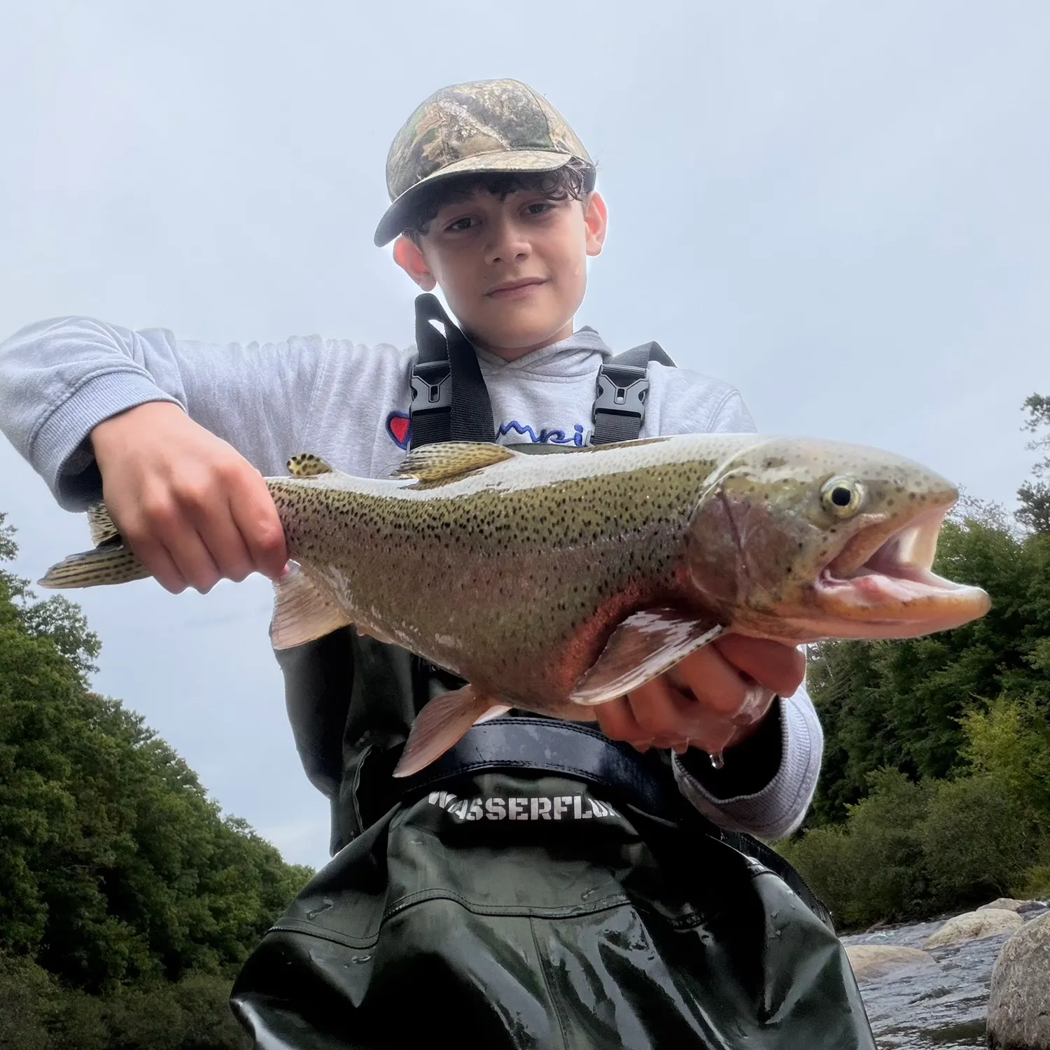 Rainbow trout caught on Fishbrain