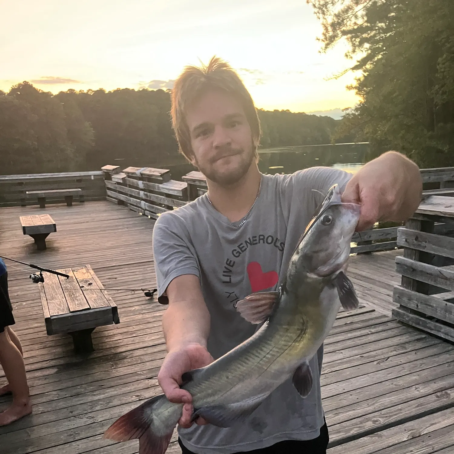 Channel catfish caught on Fishbrain
