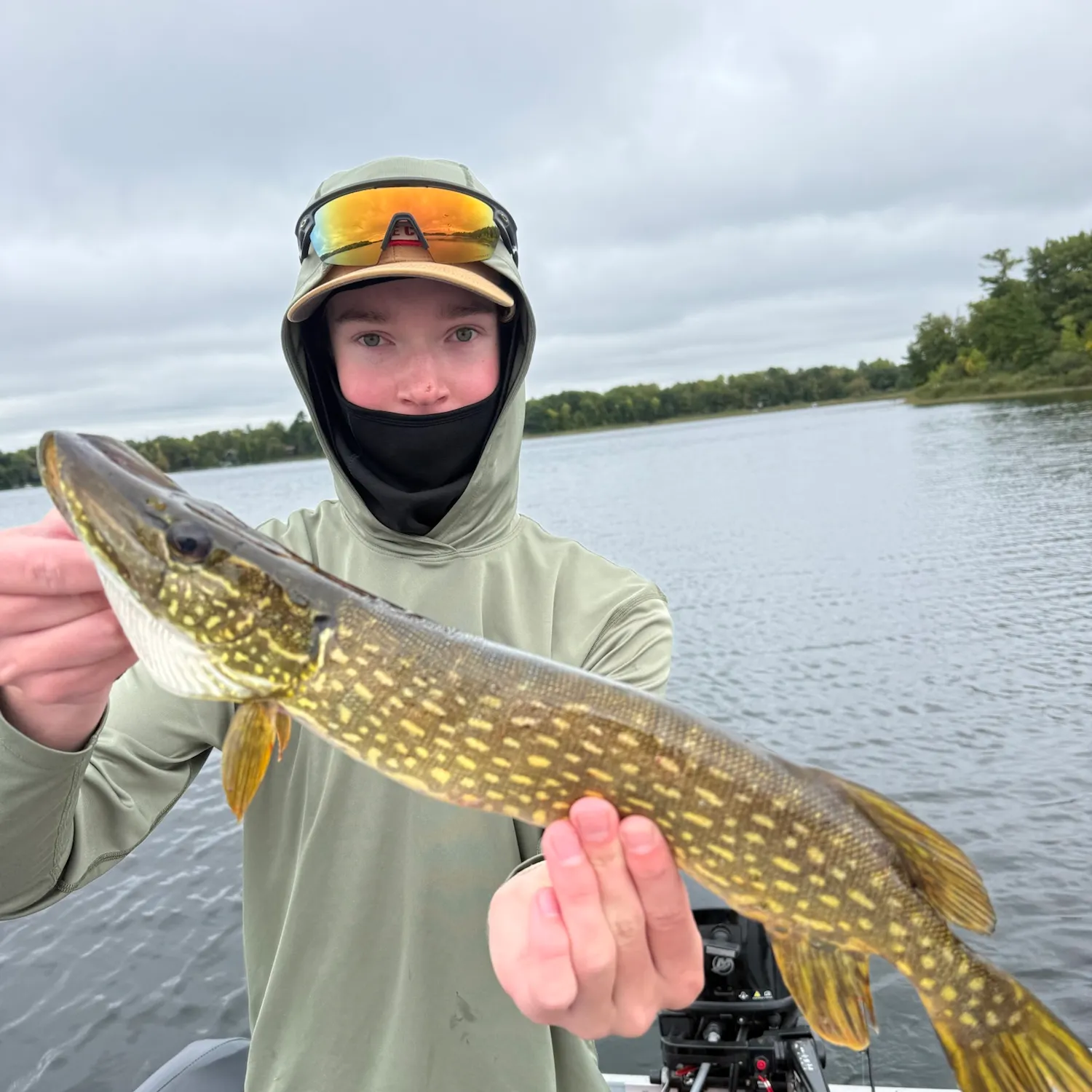 Northern pike caught on Fishbrain