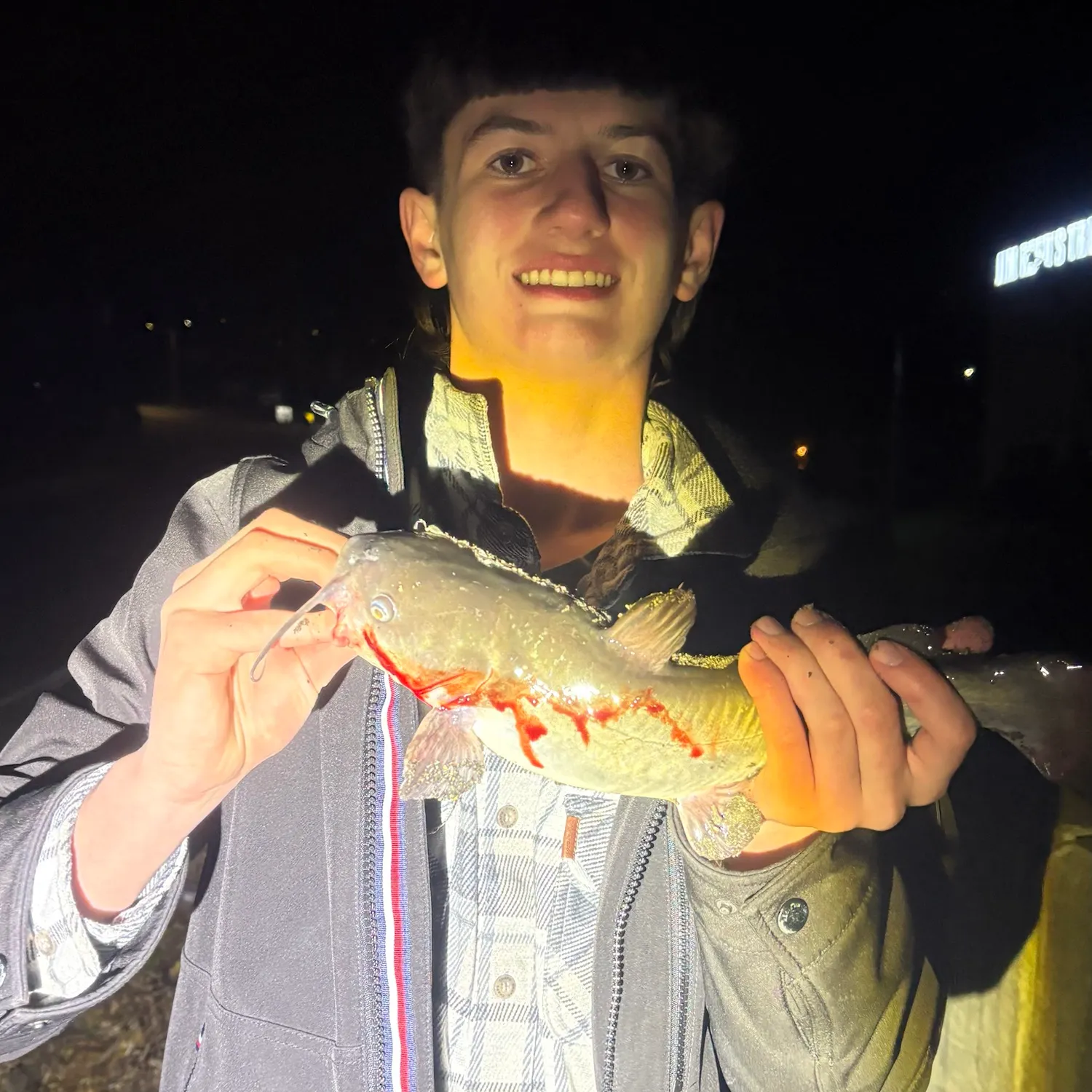 Channel catfish caught on Fishbrain