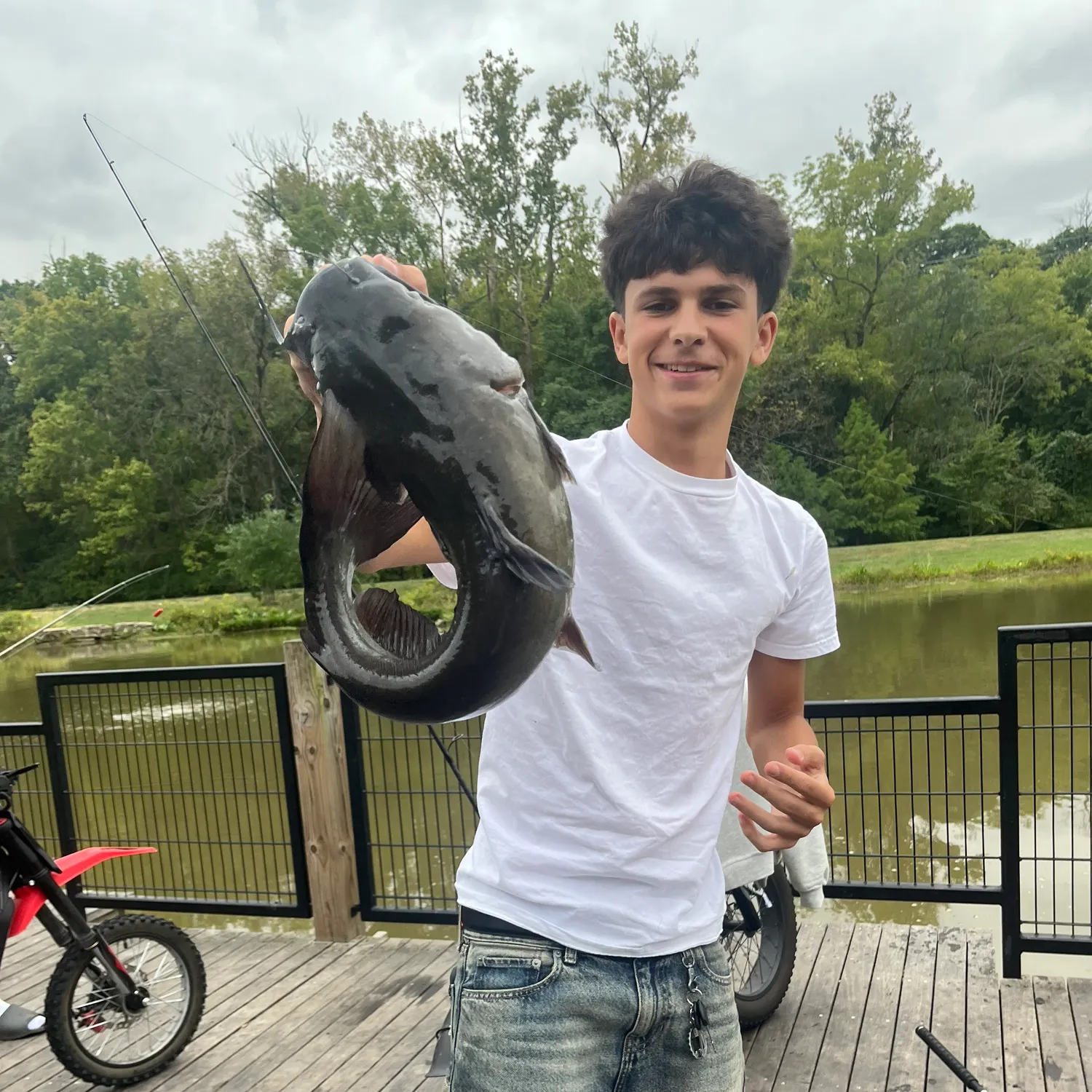 Channel catfish caught on Fishbrain