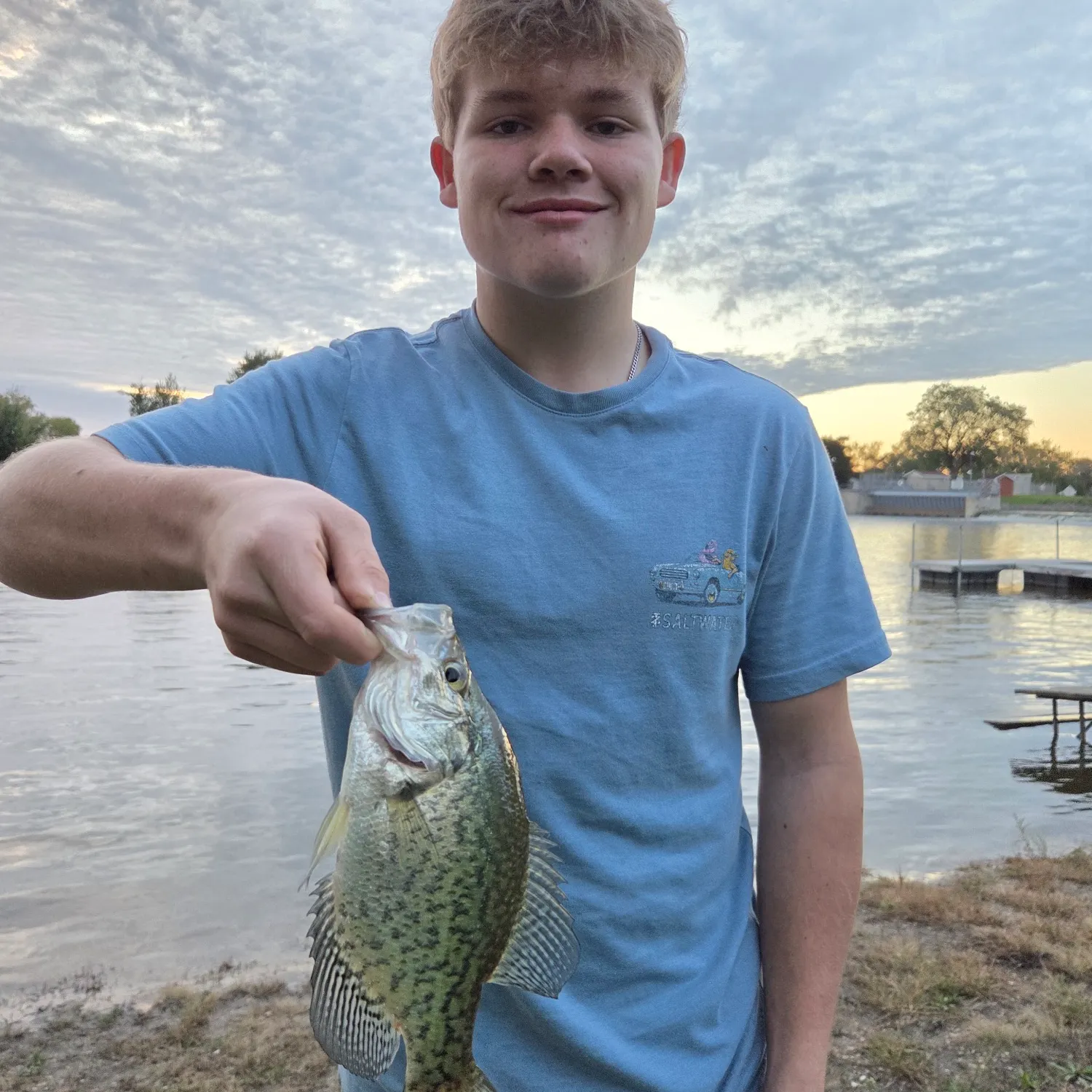 Black crappie caught on Fishbrain