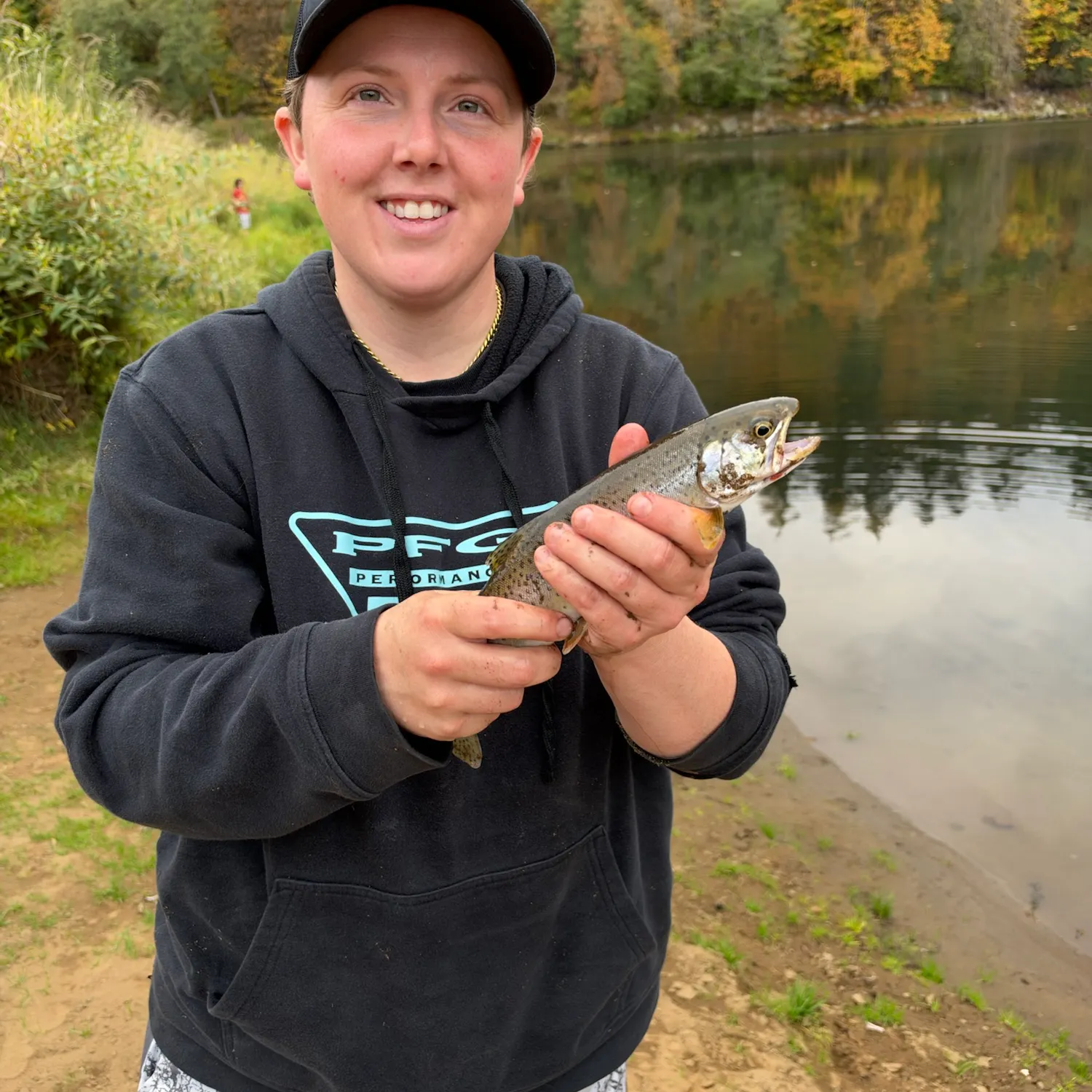 Sea trout caught on Fishbrain