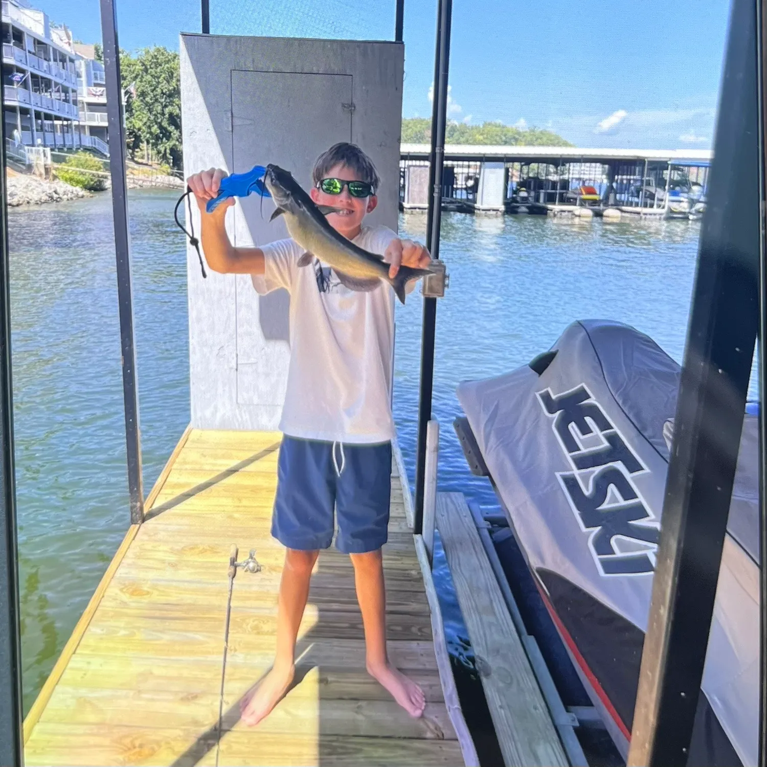 Channel catfish caught on Fishbrain