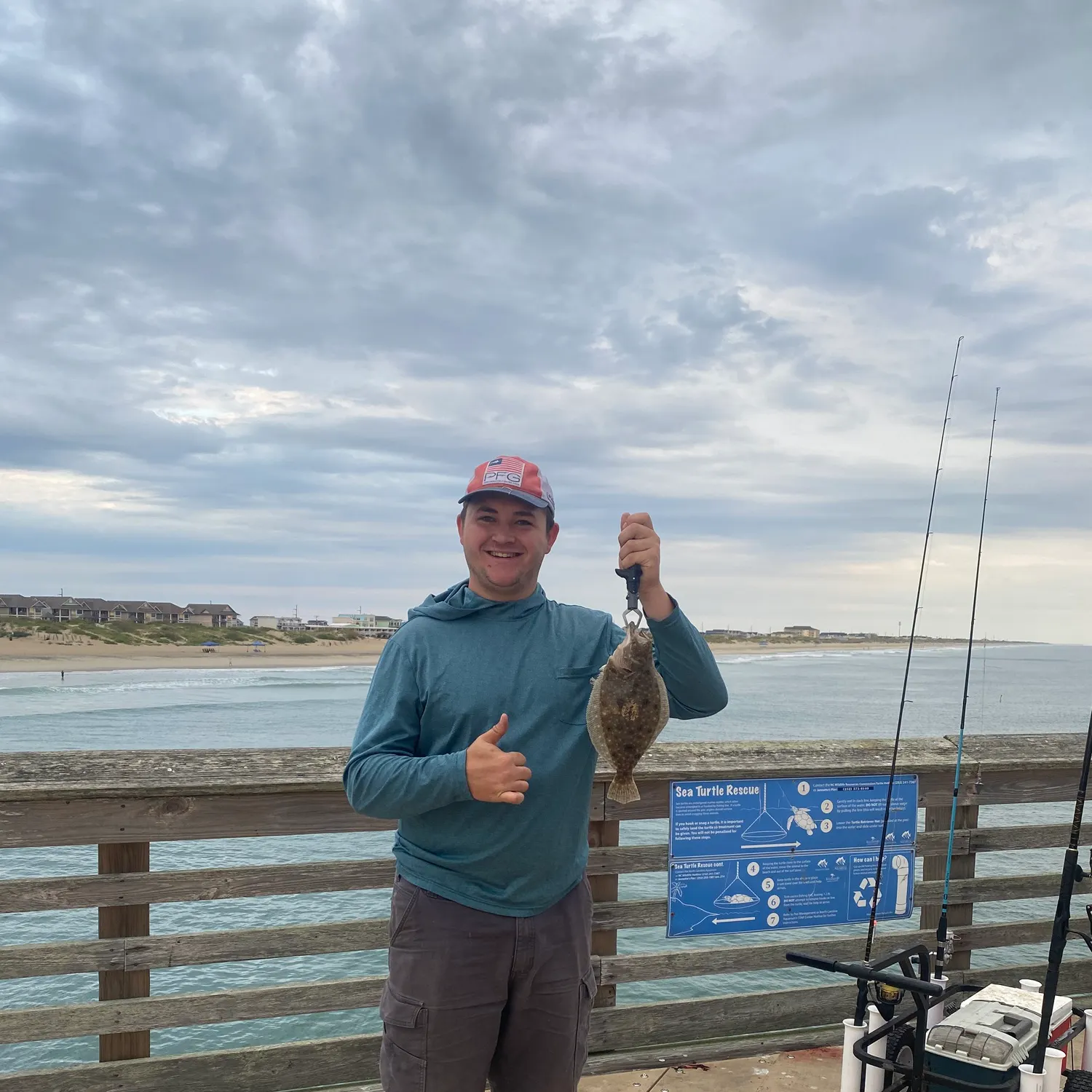 Summer flounder caught on Fishbrain