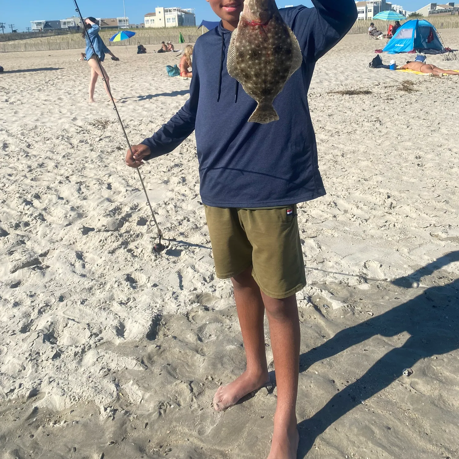 Summer flounder caught on Fishbrain