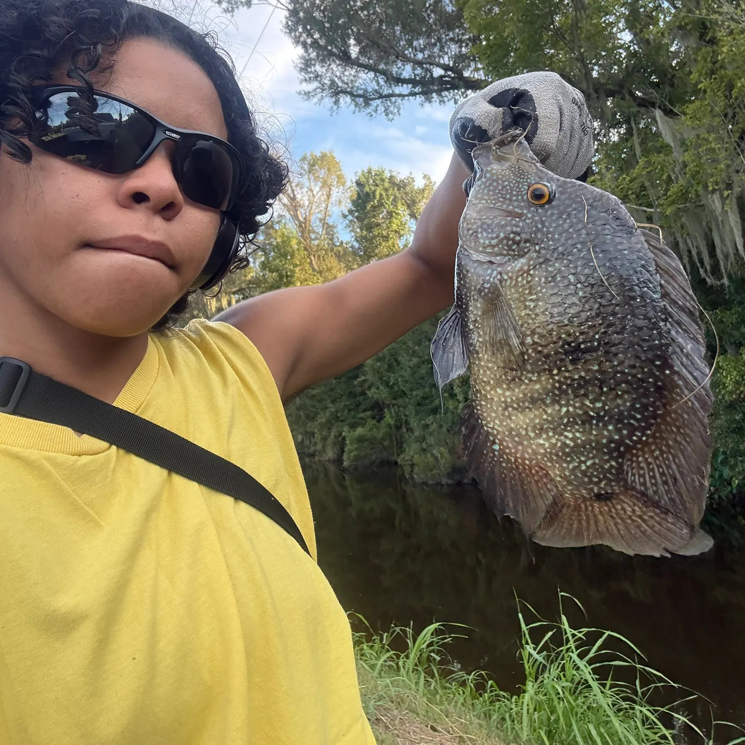 Rio Grande cichlid caught on Fishbrain
