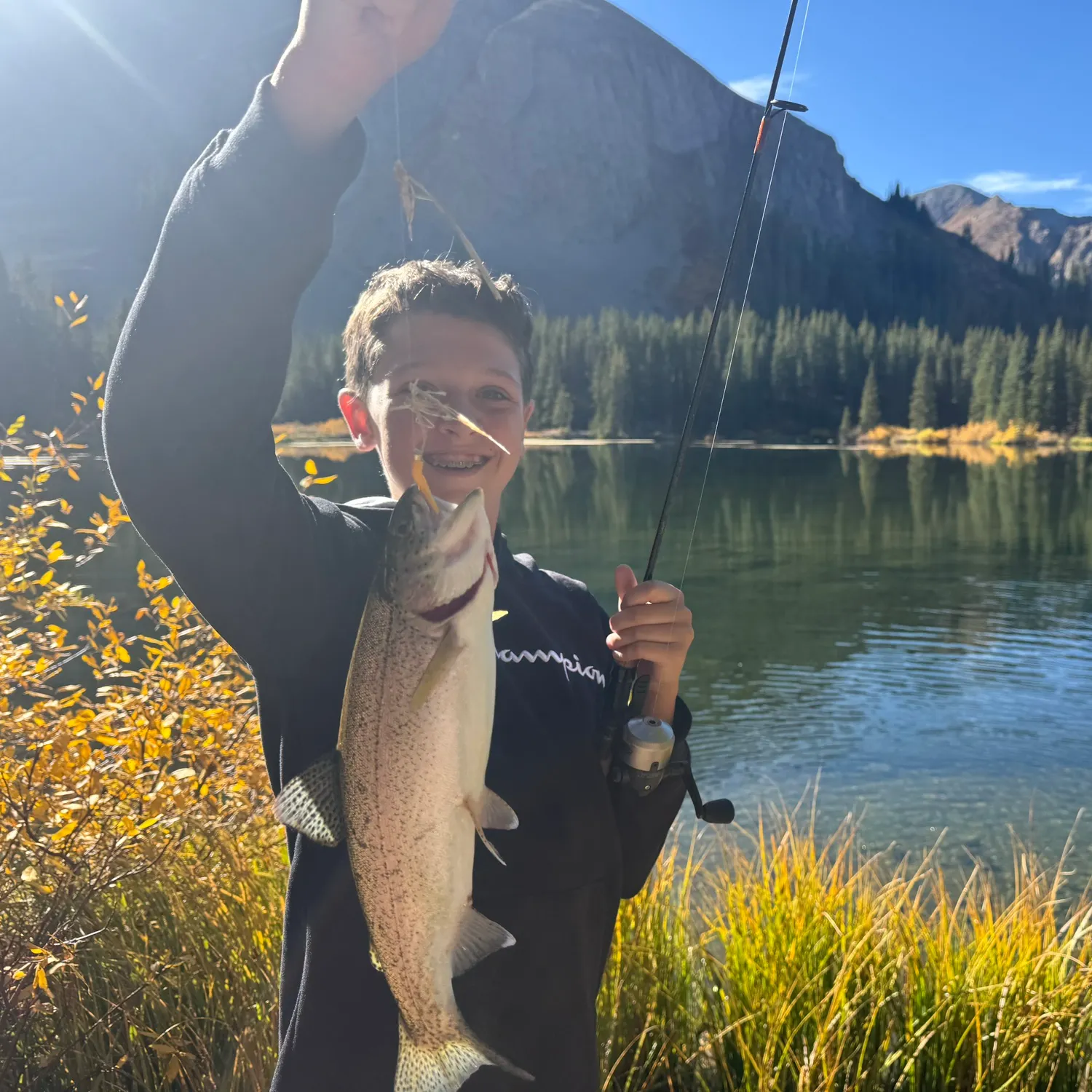 Rainbow trout caught on Fishbrain