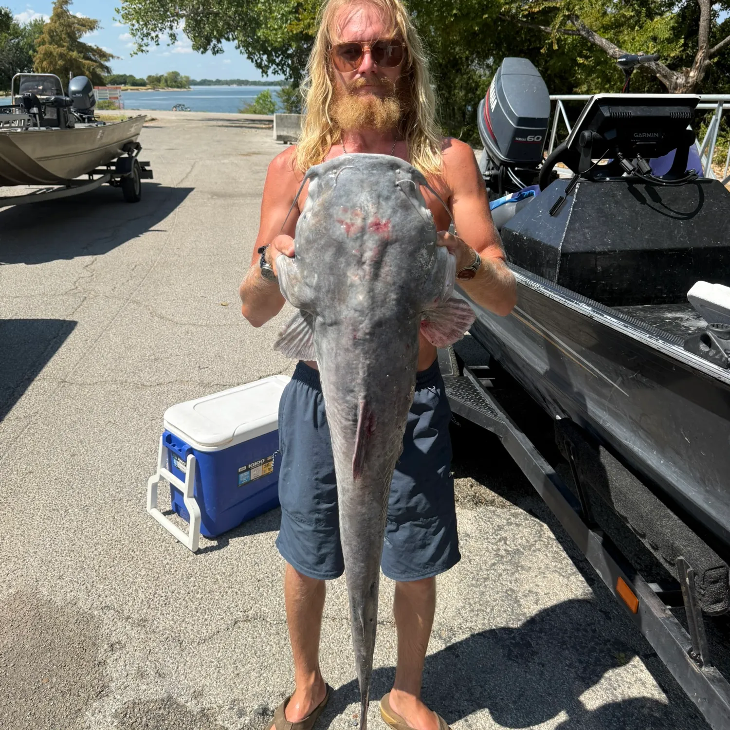 Flathead catfish caught on Fishbrain