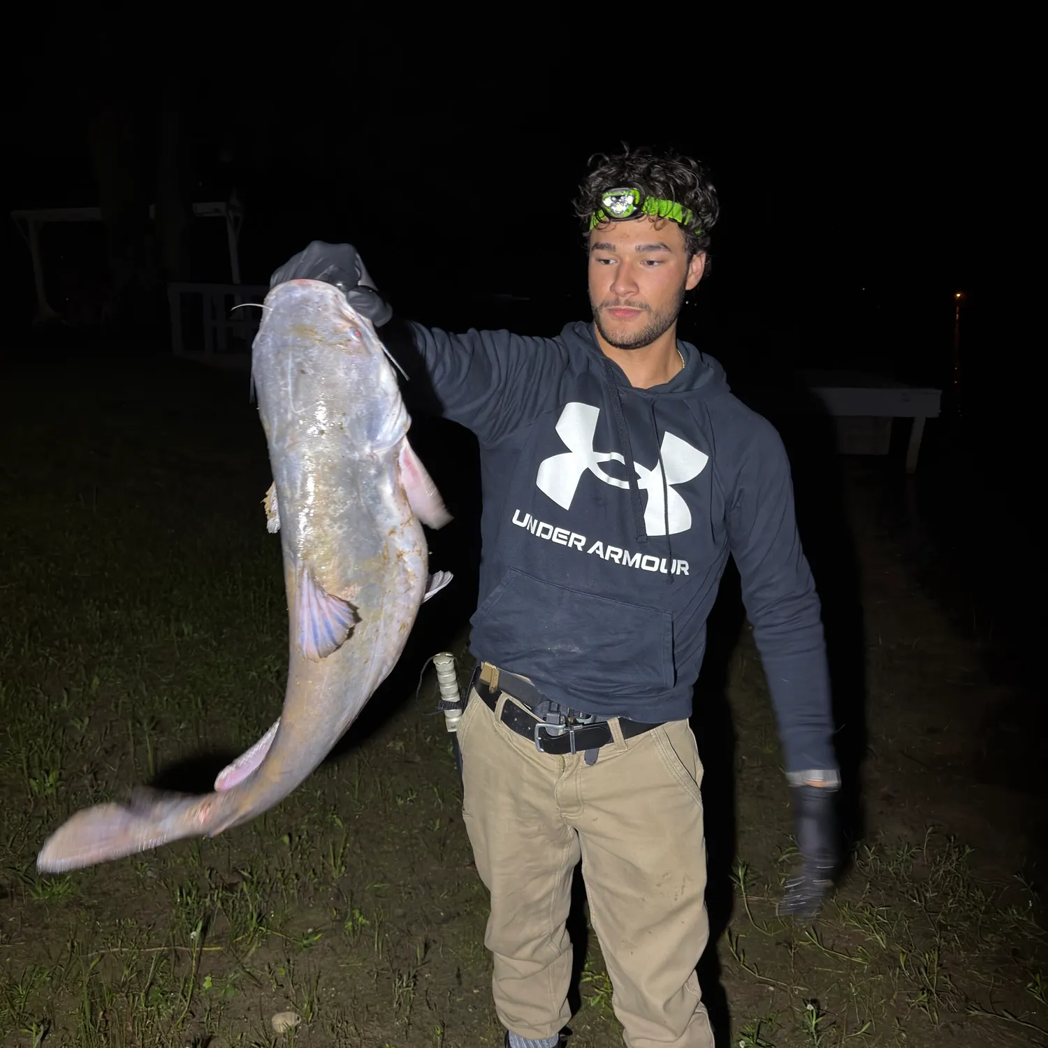 Blue catfish caught on Fishbrain