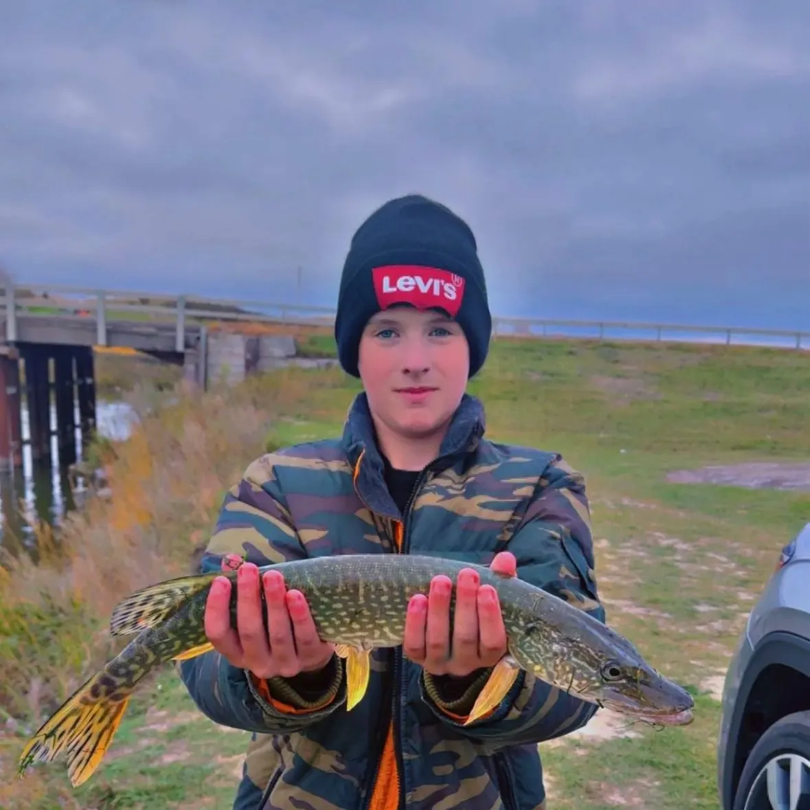 Northern pike caught on Fishbrain