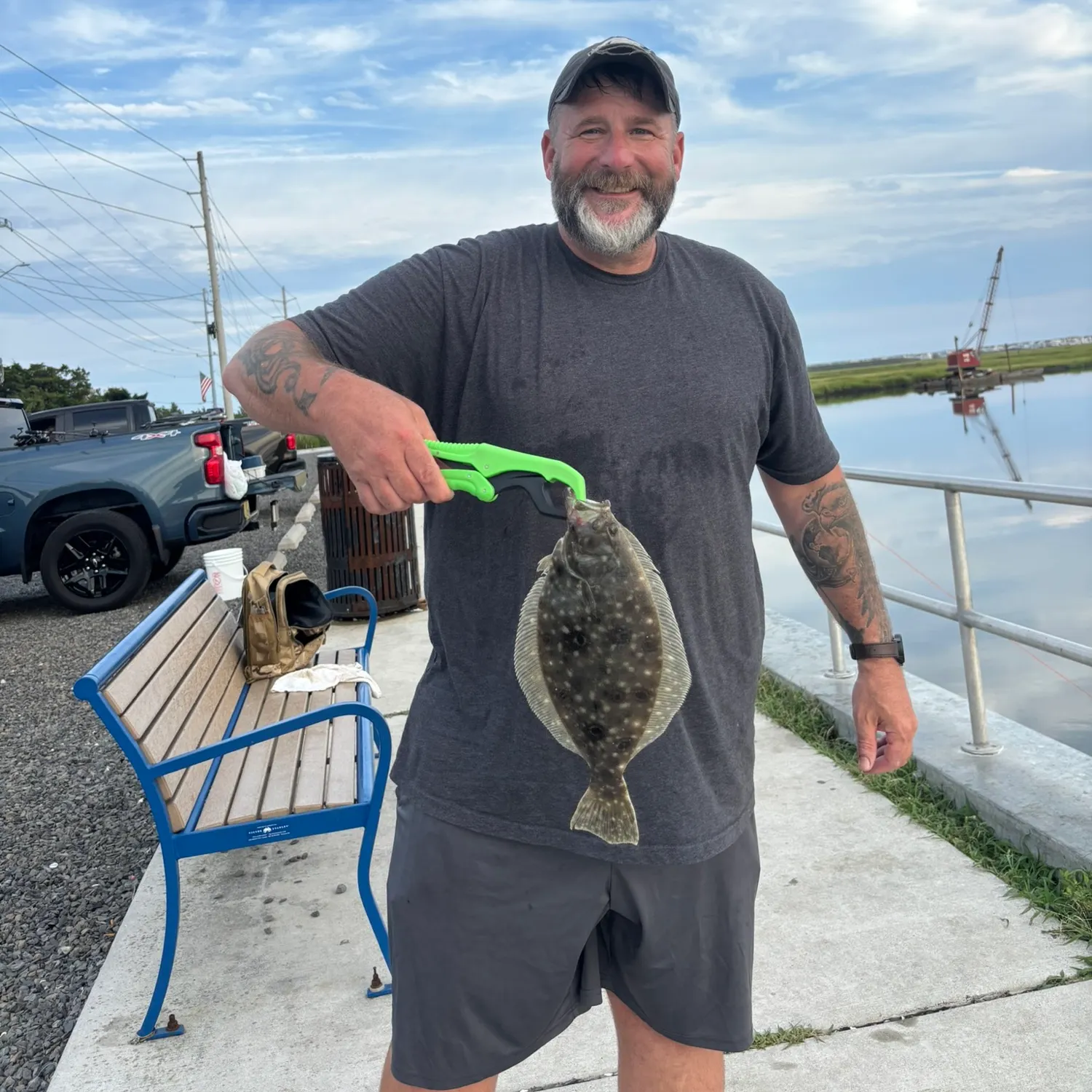 Summer flounder caught on Fishbrain