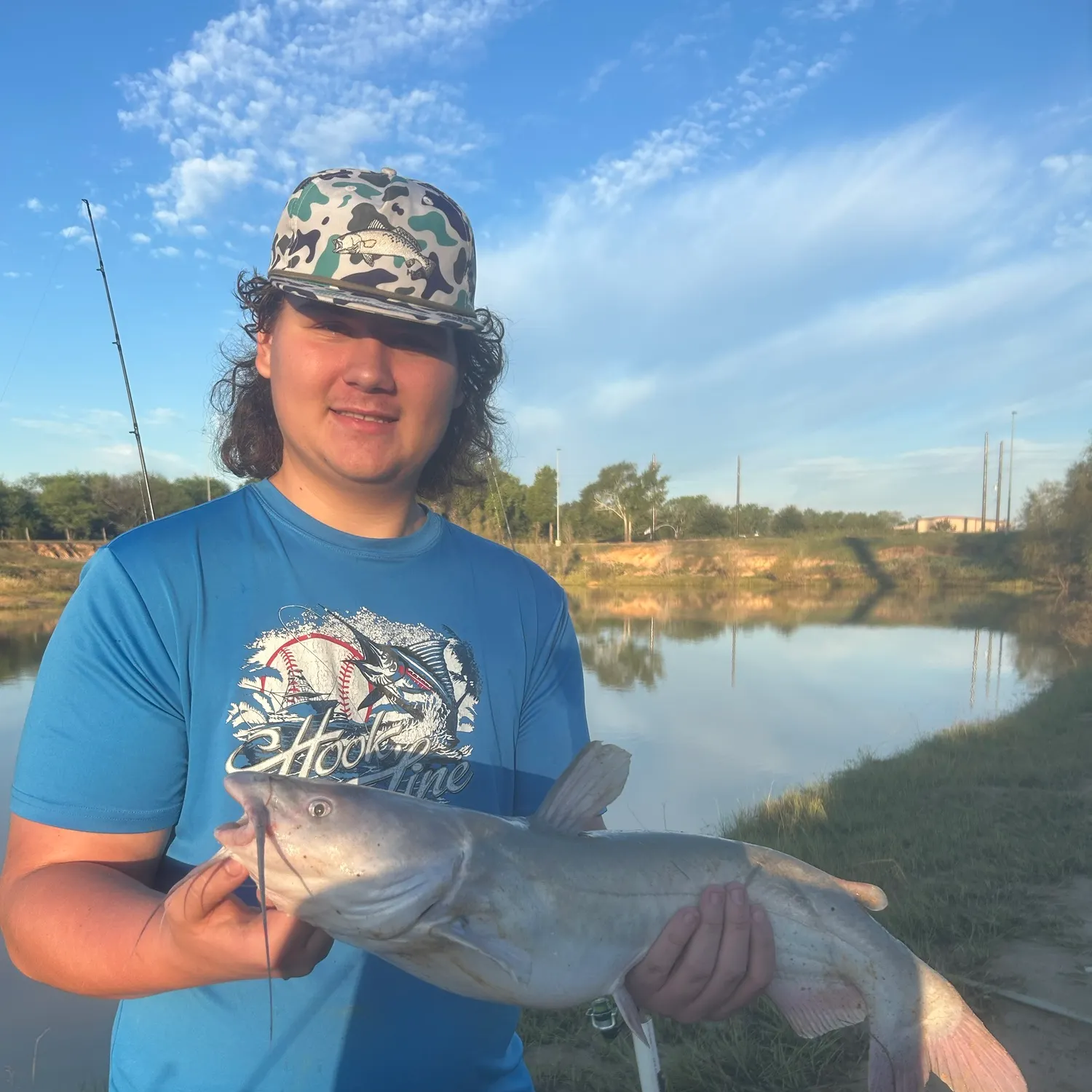 Channel catfish caught on Fishbrain