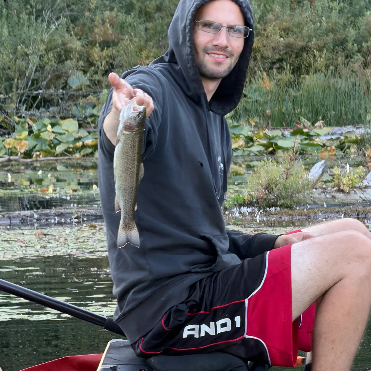 Rainbow trout caught on Fishbrain