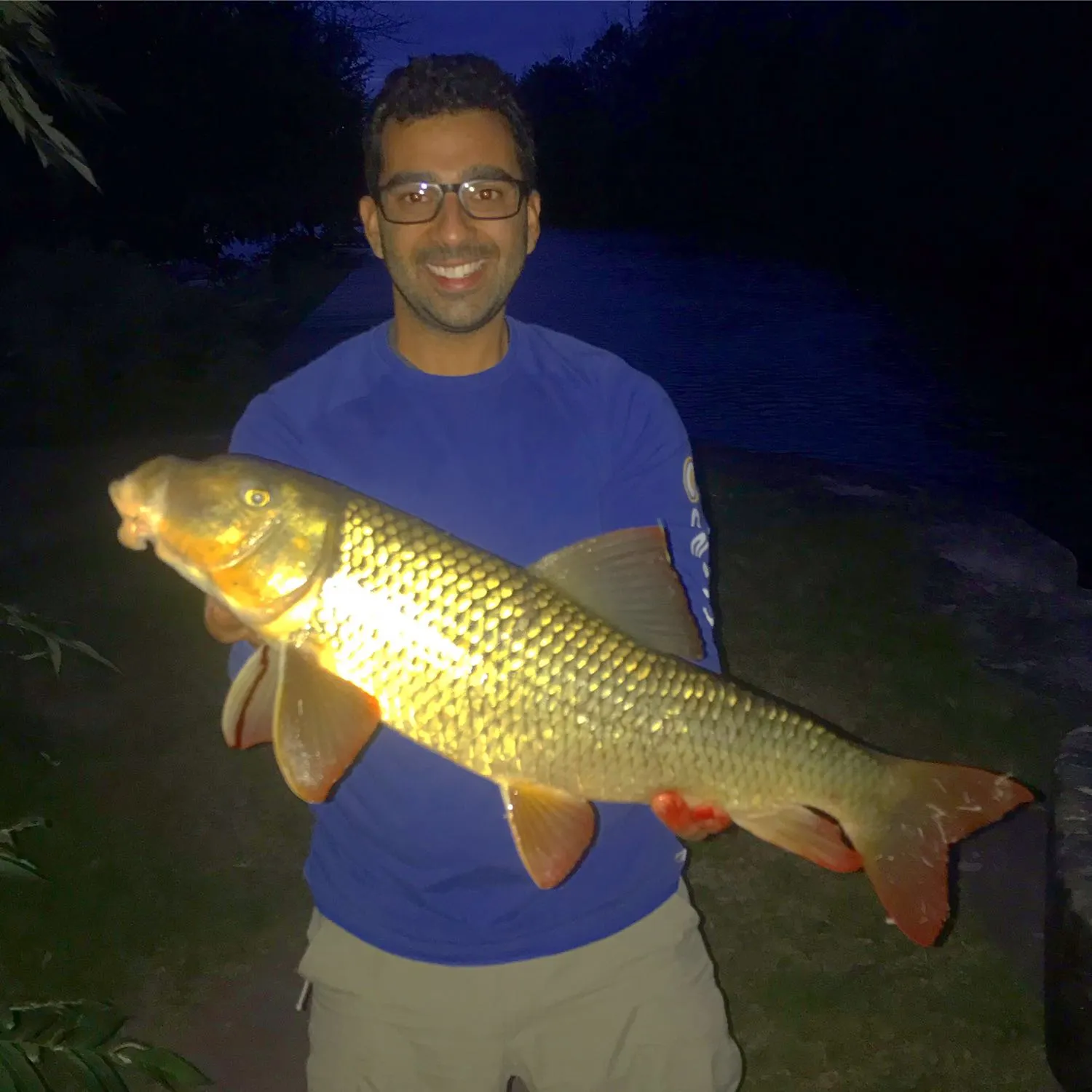 Common barbel caught on Fishbrain