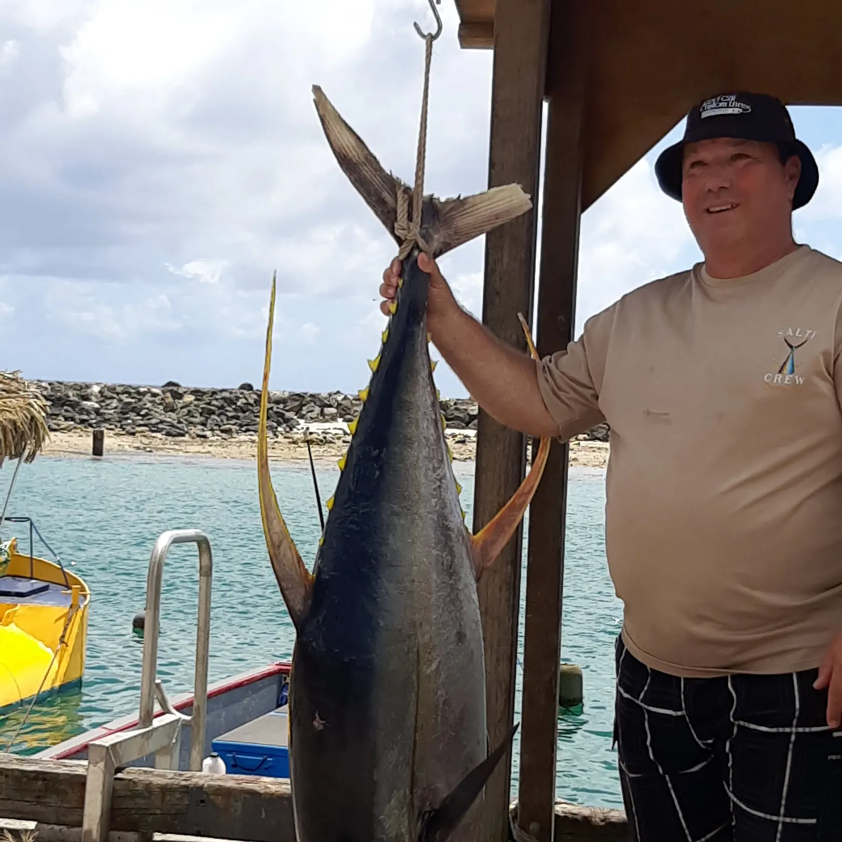 Yellowfin tuna caught on Fishbrain