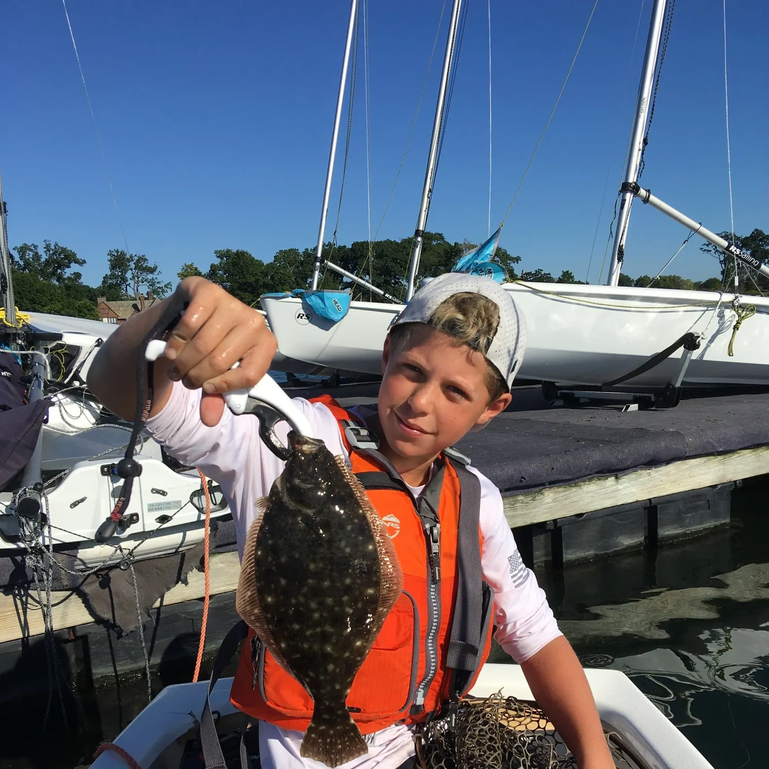 Summer flounder caught on Fishbrain