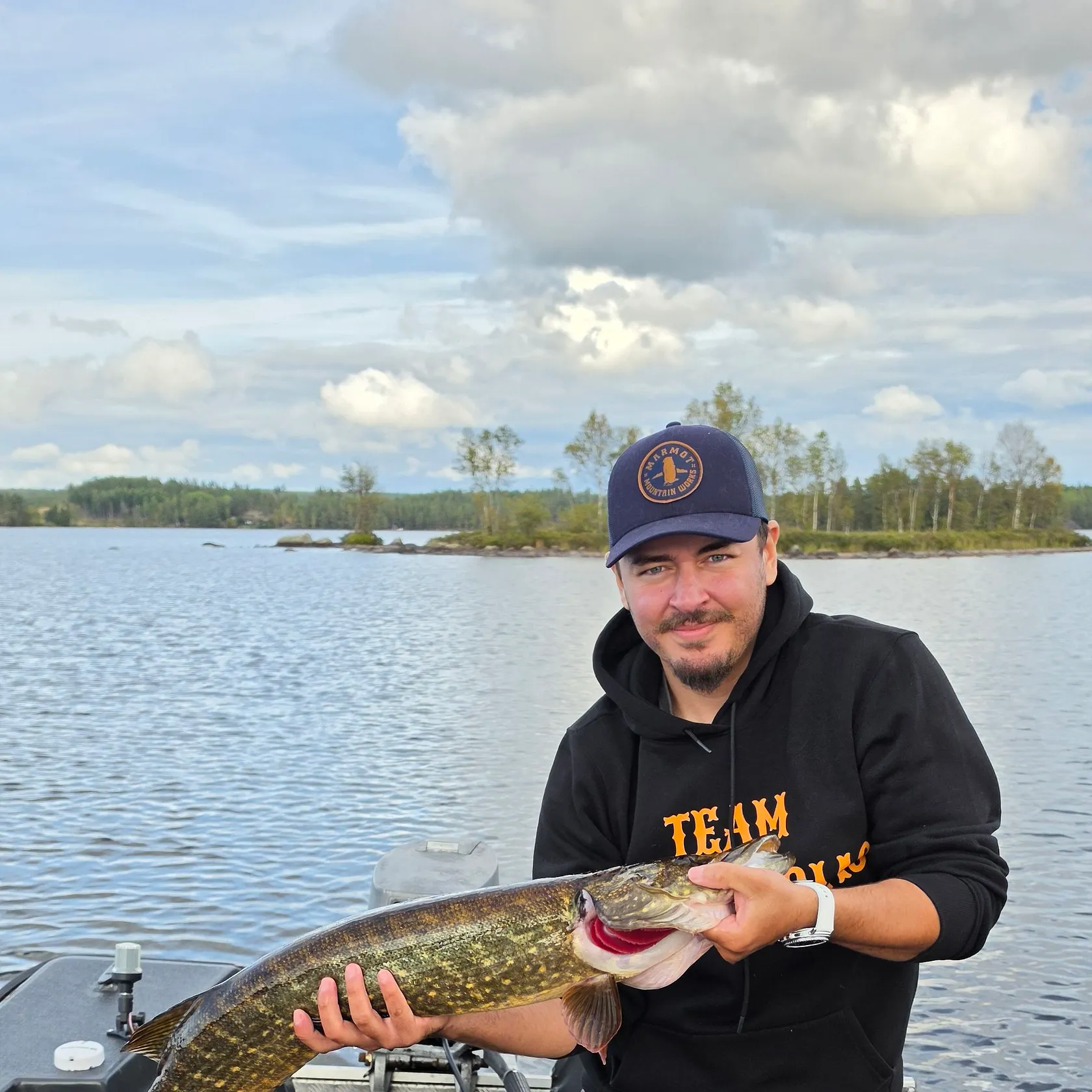 Northern pike caught on Fishbrain