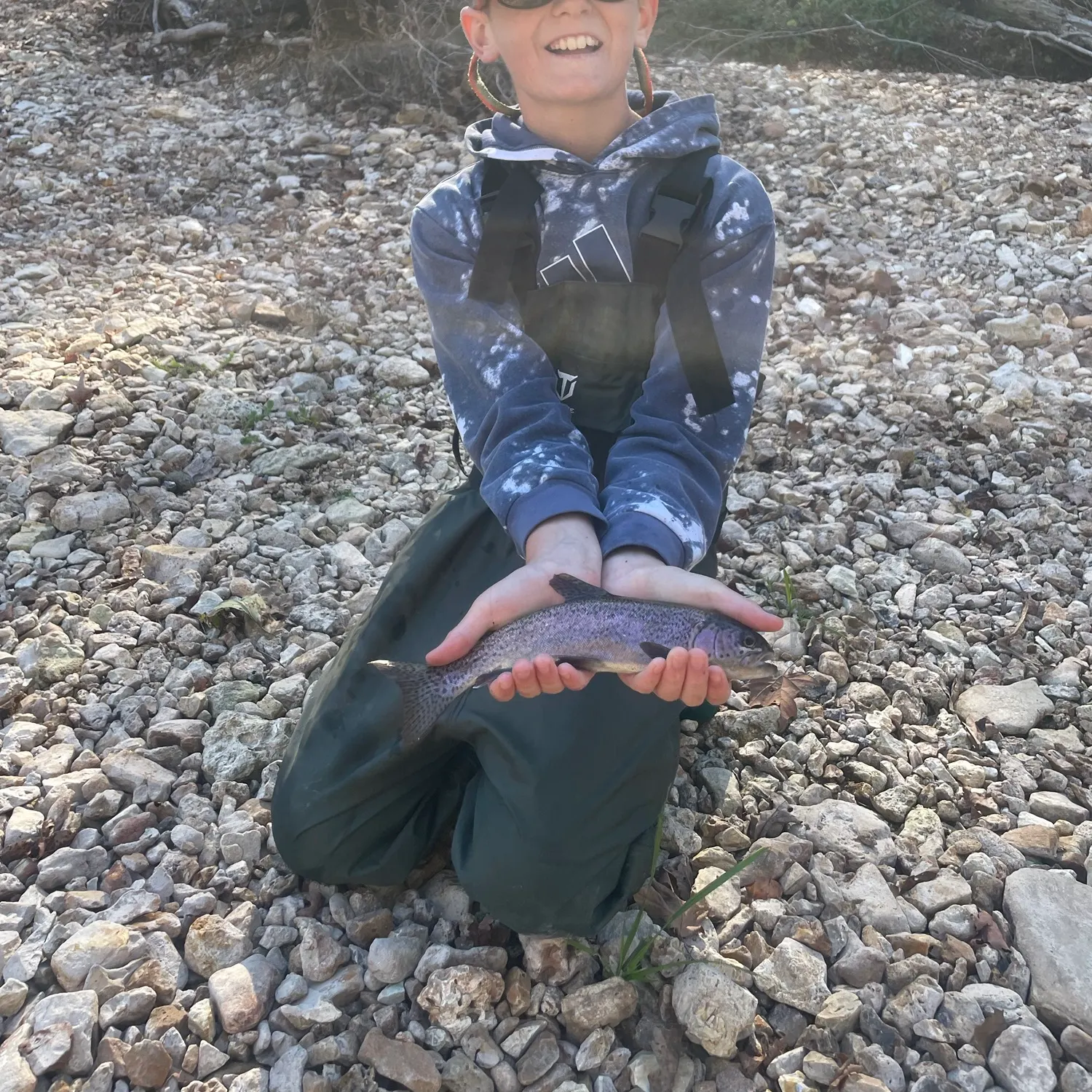 Rainbow trout caught on Fishbrain